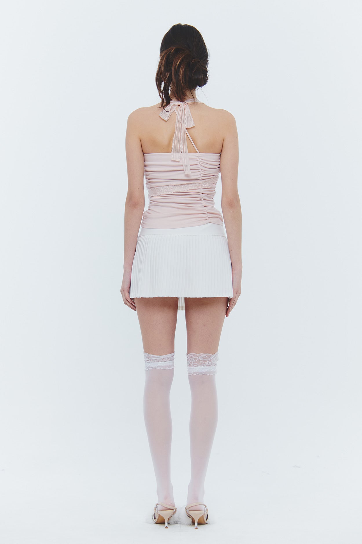 PAIN OR PLEASURE ECHO PLEATS SKIRT (SS ver.) WHITE – SeoulSeoul