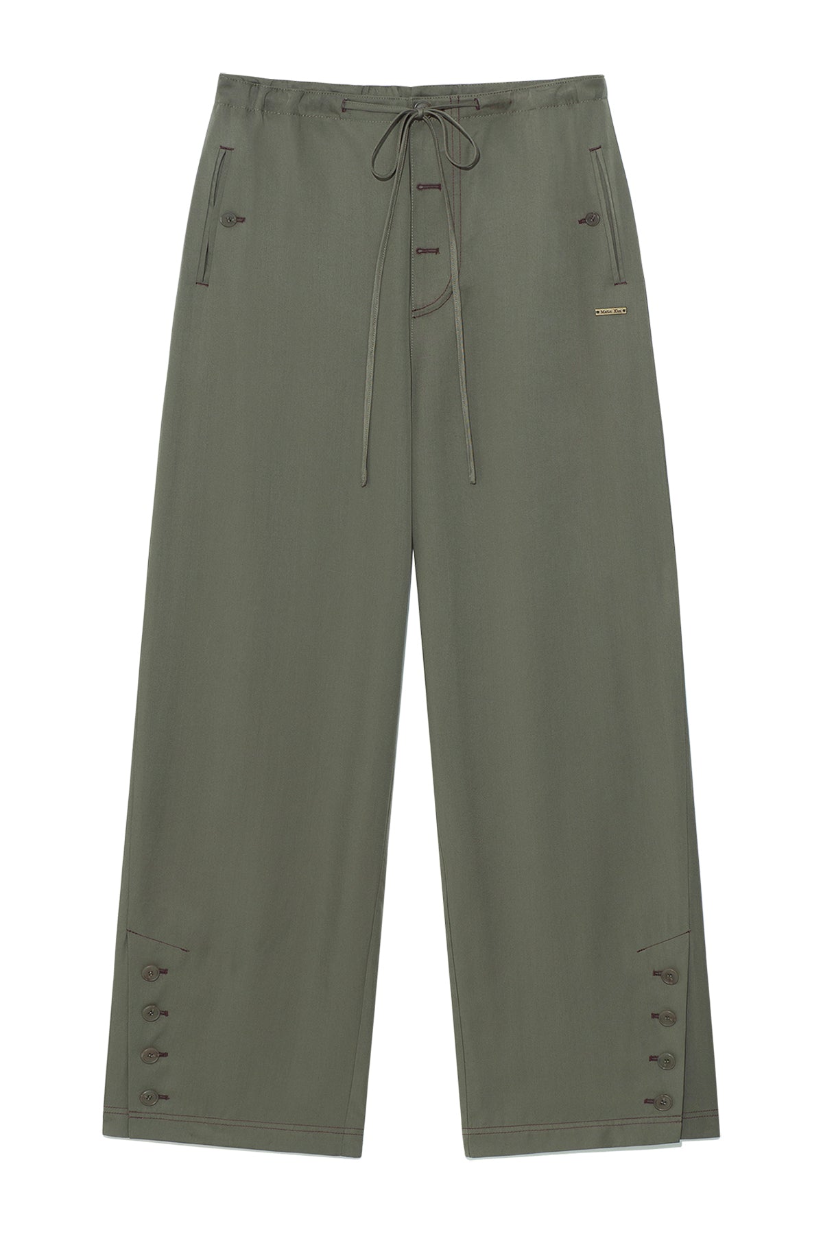 ★ MISEKI SEOUL★ Pocket denim wide pants CHARCOAL MSK24030 미세키서울(MISEKI SEOUL) Pocket denim wide pants CHARCOAL