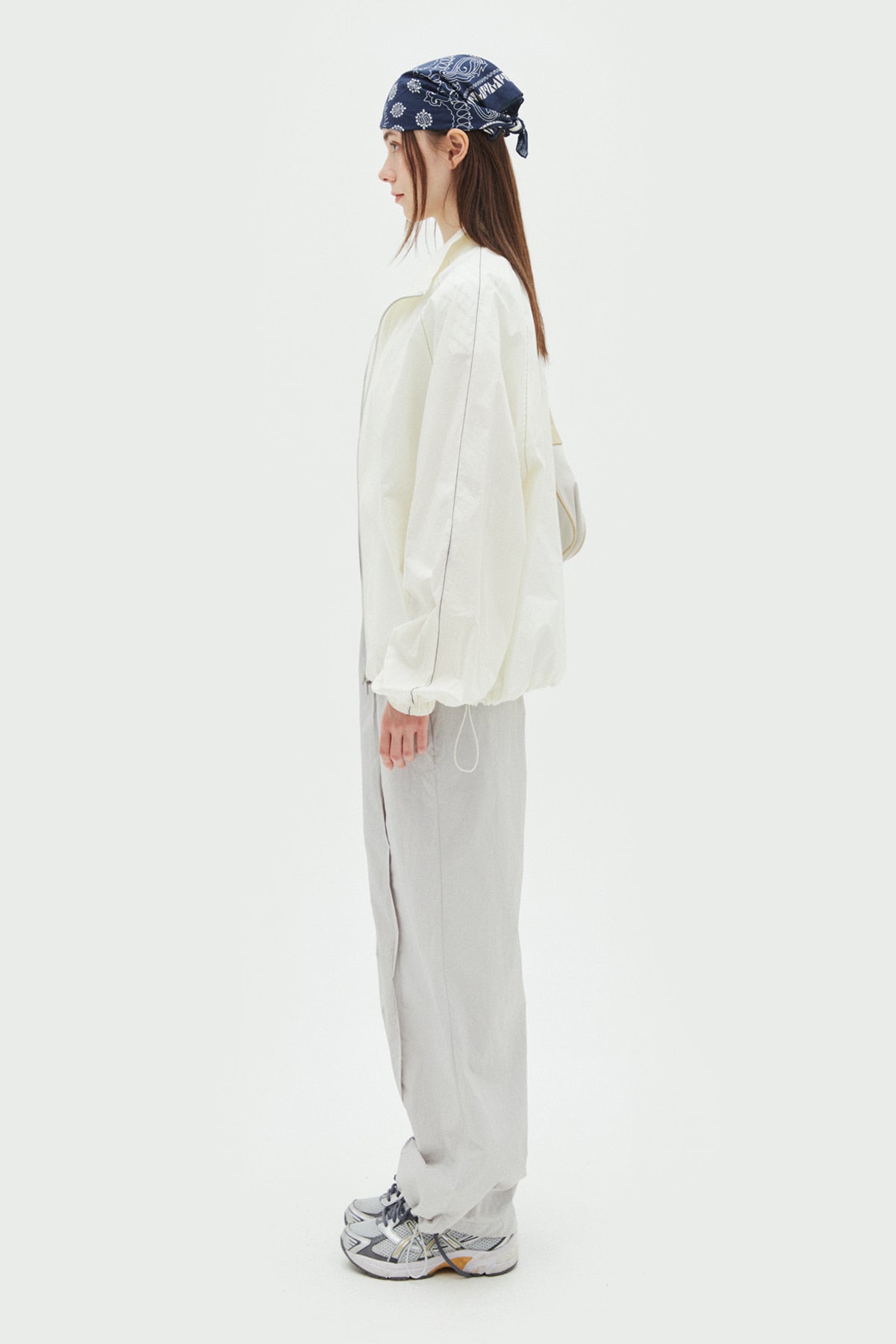MATIN KIM LOGO COATING JUMPER IN IVORY – SeoulSeoul