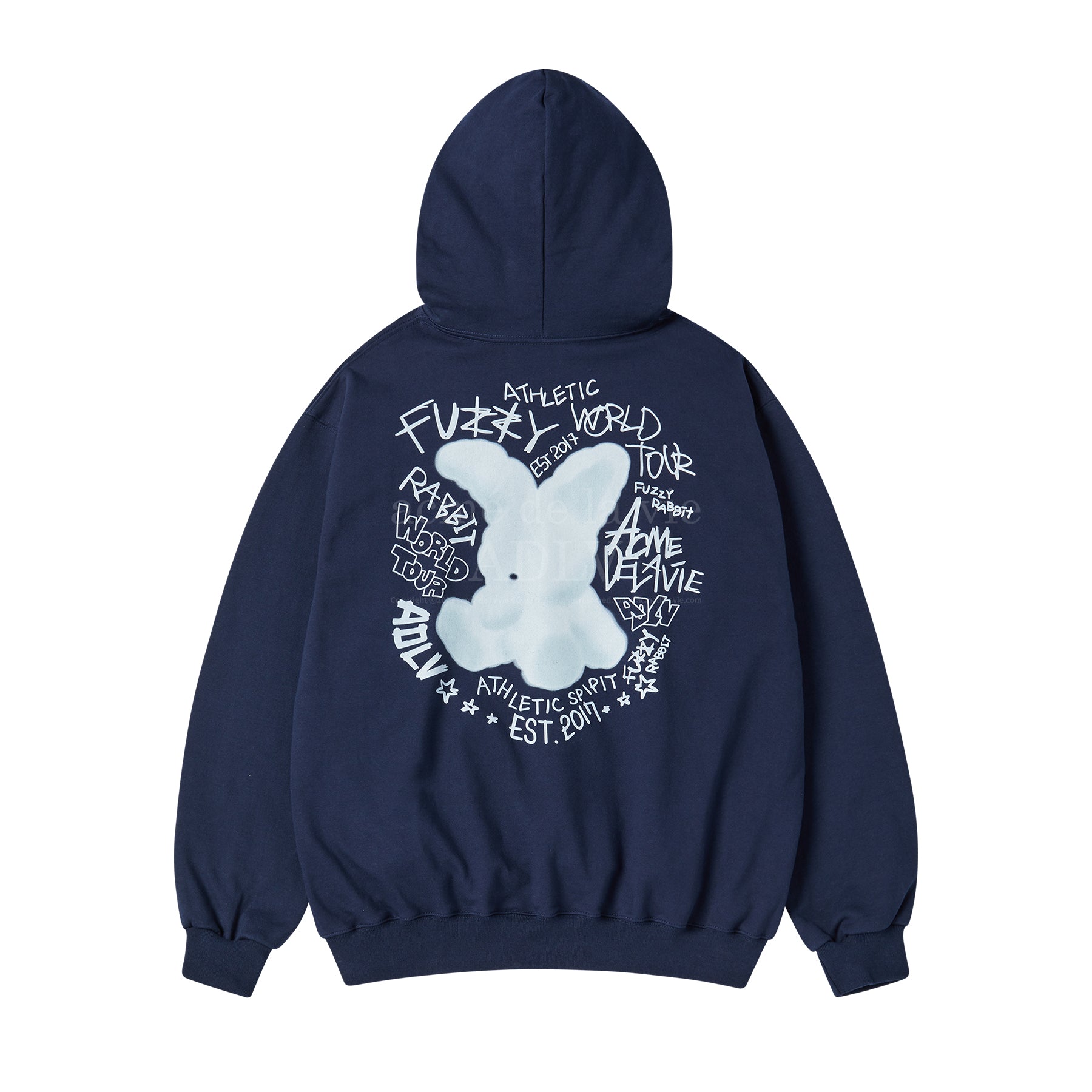[ADLV] DOODLE RABBIT HOODIE /追跡付 acmé de la vie ADLV DOODLE RABBIT HOODIE NAVY – SeoulSeoul