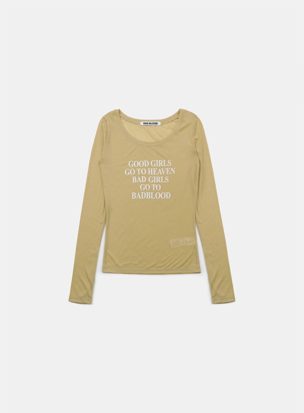 【BADBLOOD】 Bad Girls Loose Fit Top - Banana BAD BLOOD Bad Girls Loose Fit Top - Banana – SeoulSeoul