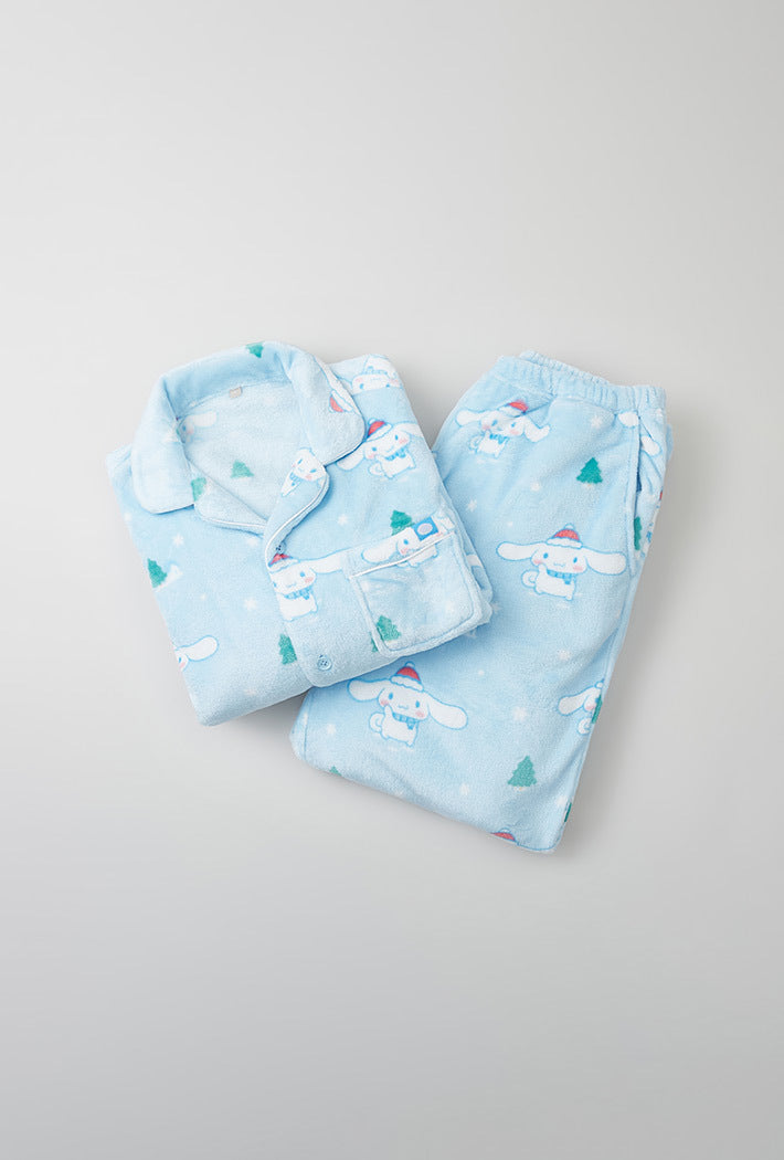 SPAO x SANRIO Cinnamoroll Sleeping Pajamas BLUE – SeoulSeoul