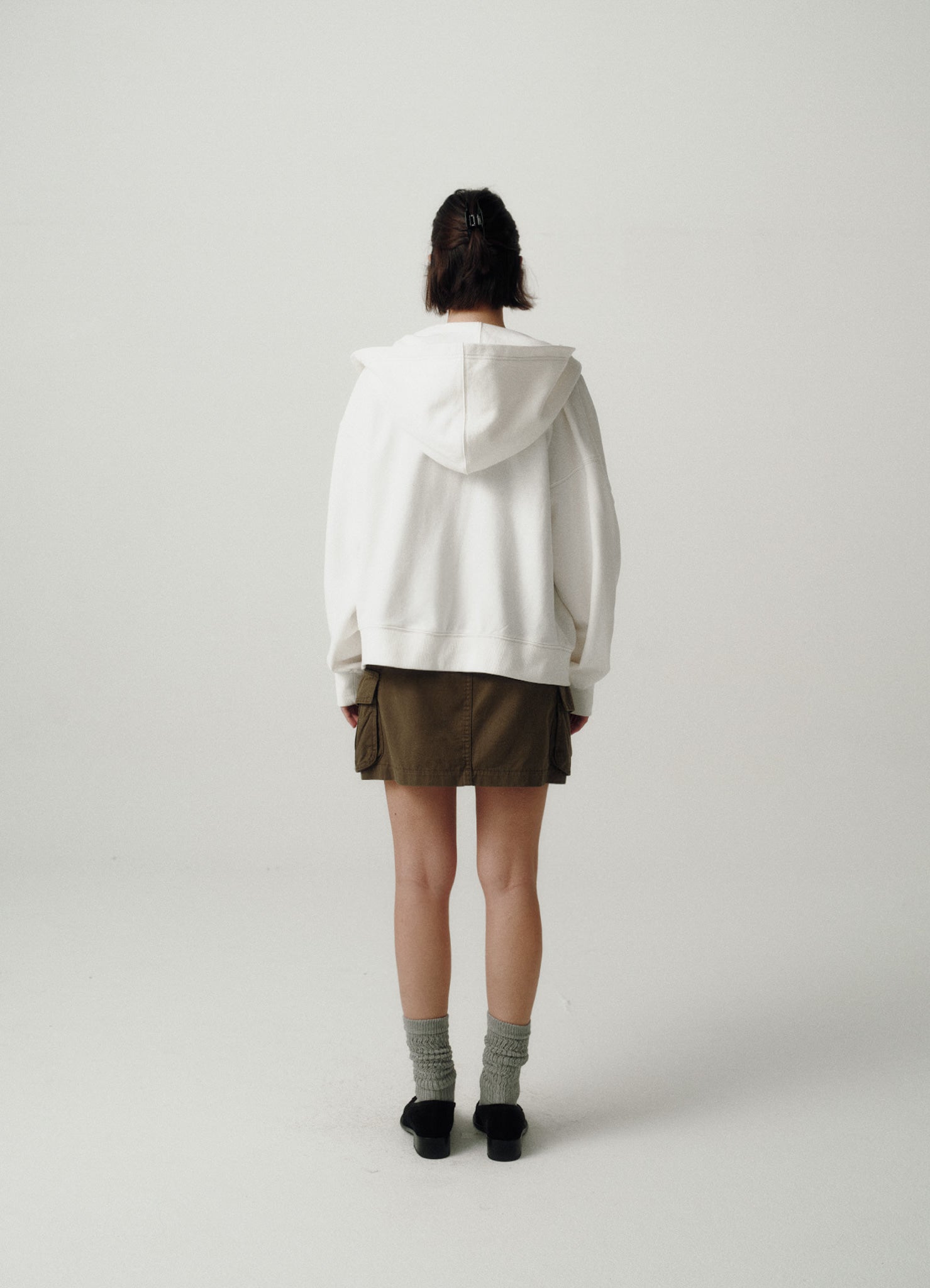 the Barnnet Ivory Campie Sweat Zip-Up Hoodie Jacket – Comfortable