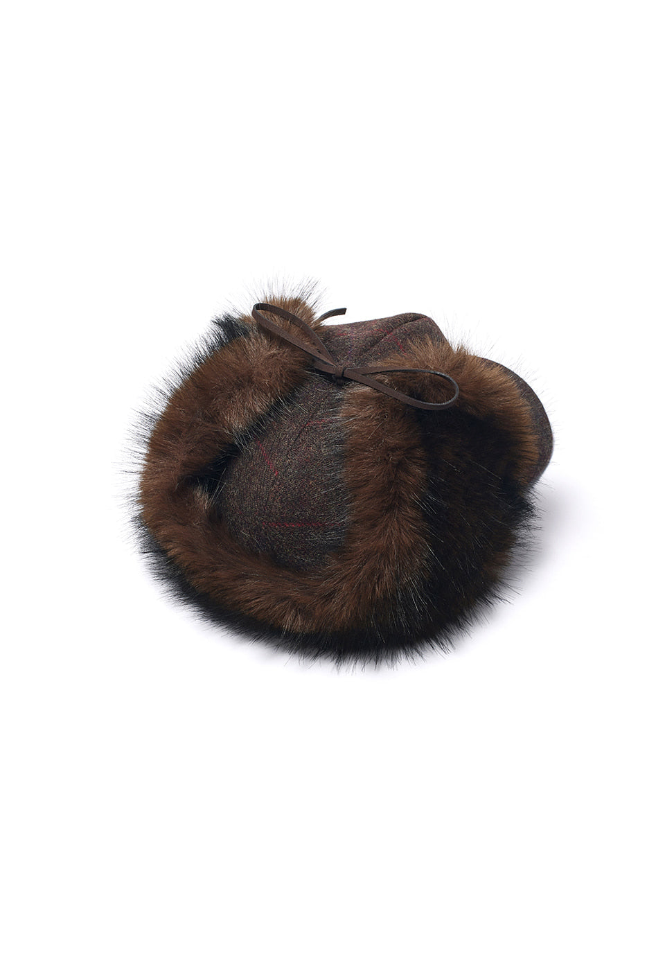OPEN YY FAUX FUR EARFLAP CAP, BROWN – SeoulSeoul