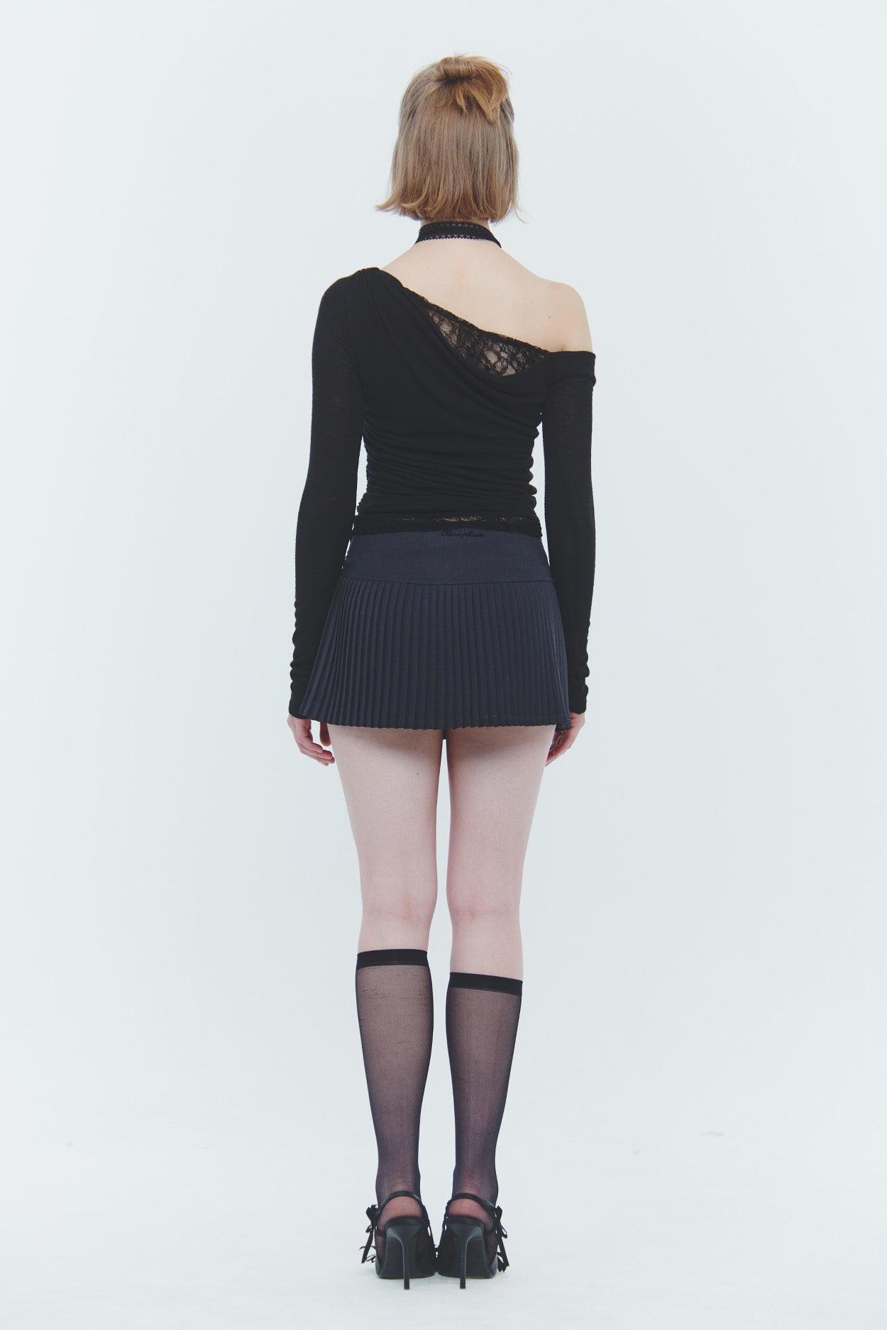 【pain or pleasure】24fw ECHO PLEATS SKIRT ECHO PLEATS SKIRT (SS ver.) white - PAIN OR PLEASURE