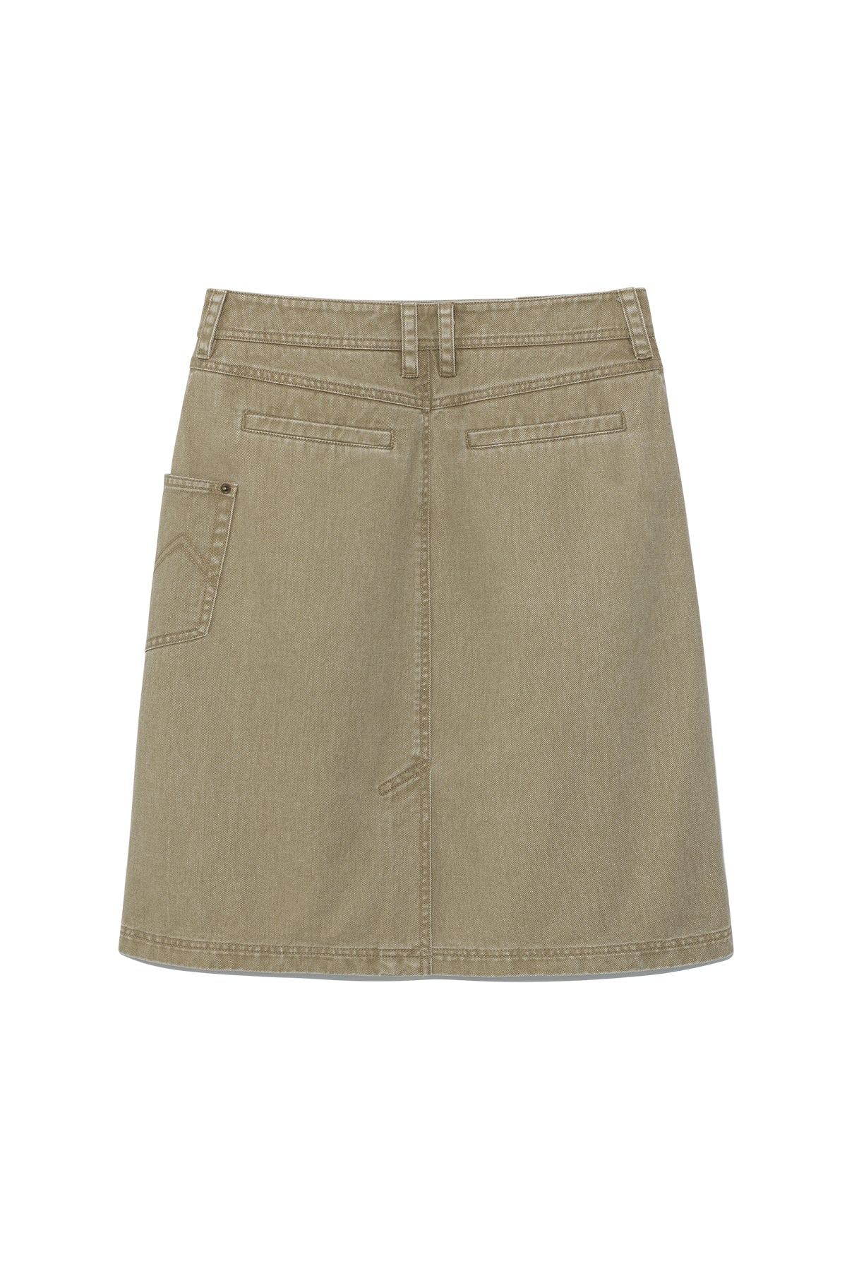 無料配送 ◆ MATIN KIM ◆ SIDE POCKET POINT MIDI SKIRT MATIN KIM SIDE POCKET POINT MIDI SKIRT IN LIGHT KHAKI
