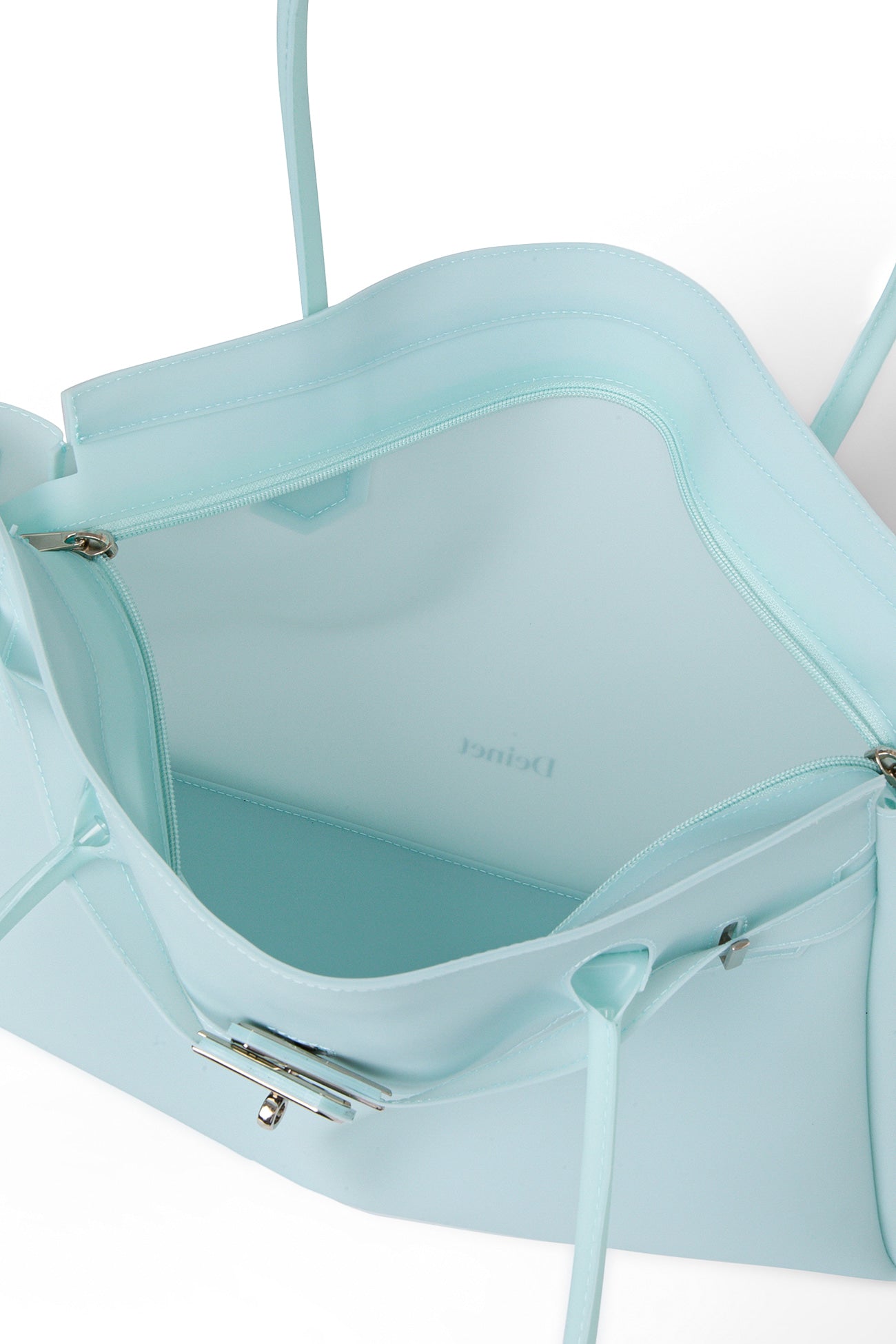 DEINET Jelly Two-Way Big Bag Ice Blue | Includes Free Wallet