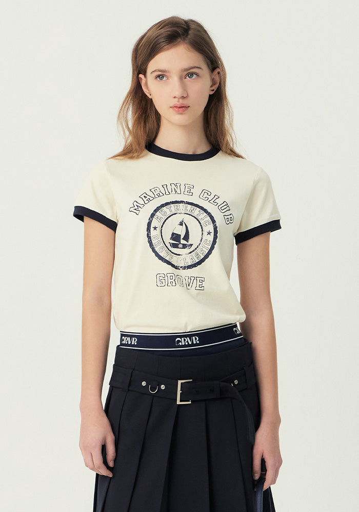 ★2025SS新作★GROVE★GROVE MARINE RINGER T-SHIRT GROVE MARINE RINGER T-SHIRT – SeoulSeoul