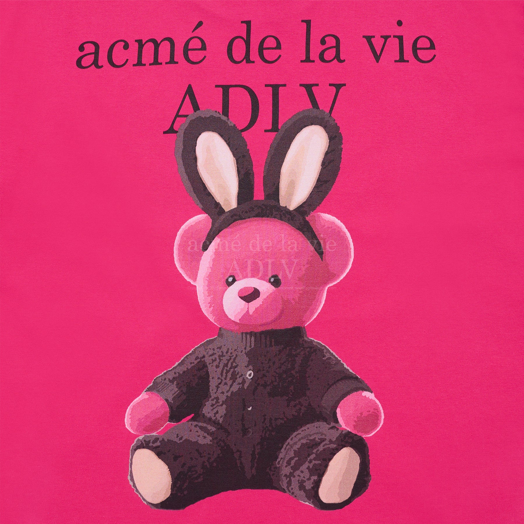 Tシャツ・カットソー ACME DE LA VIE RABBIT BEAR DOLL LOGO SHORT SLEEVE T- 4BUK059 acme de la vie