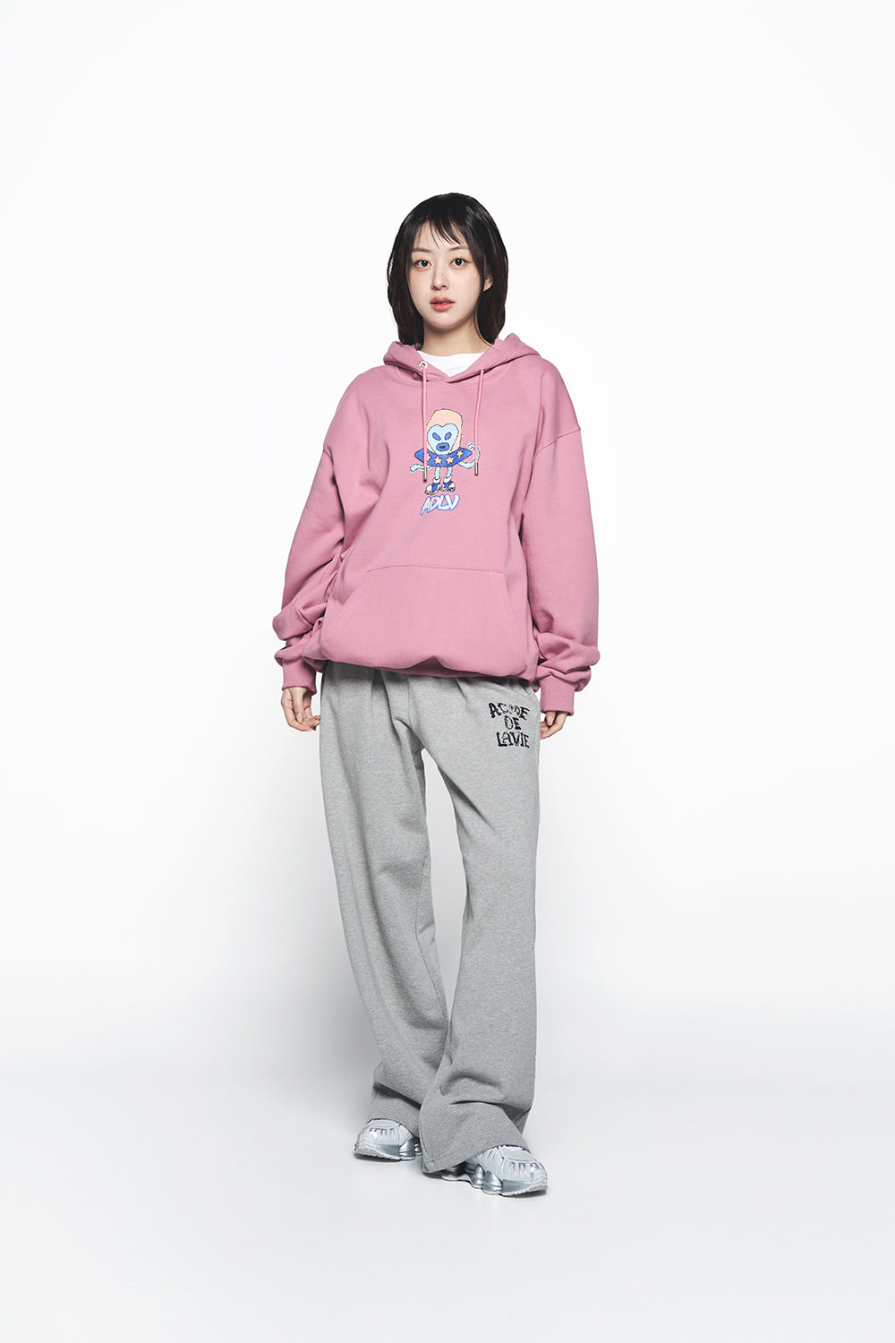 acmé de la vie ADLV ALIEN UNIVERSE HOODIE DARK PINK – SeoulSeoul