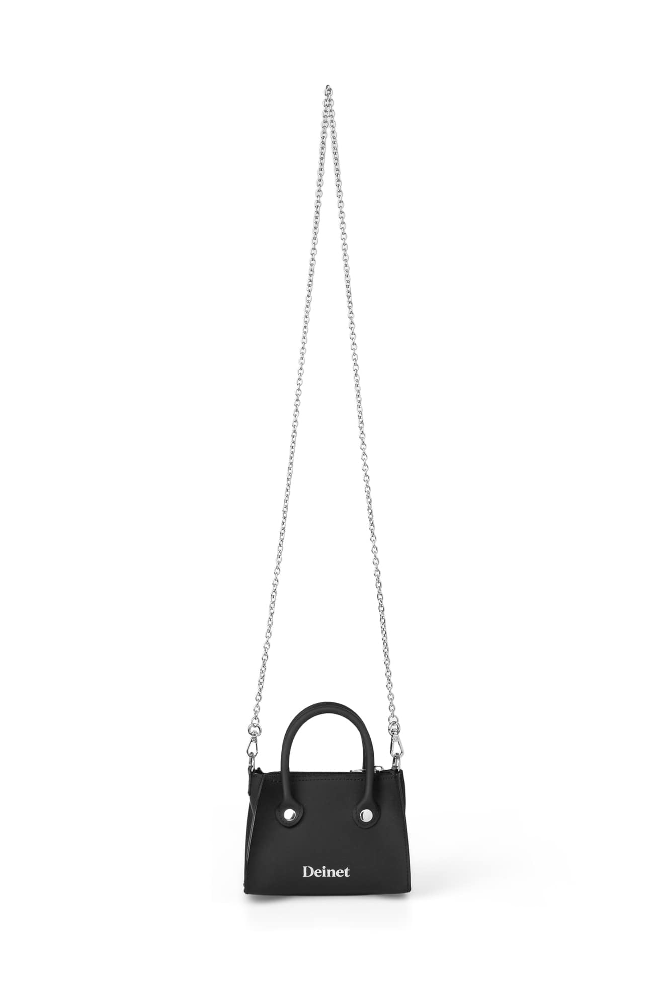 DEINET JELLY CHAIN MINI BAG IN BLACK BACK