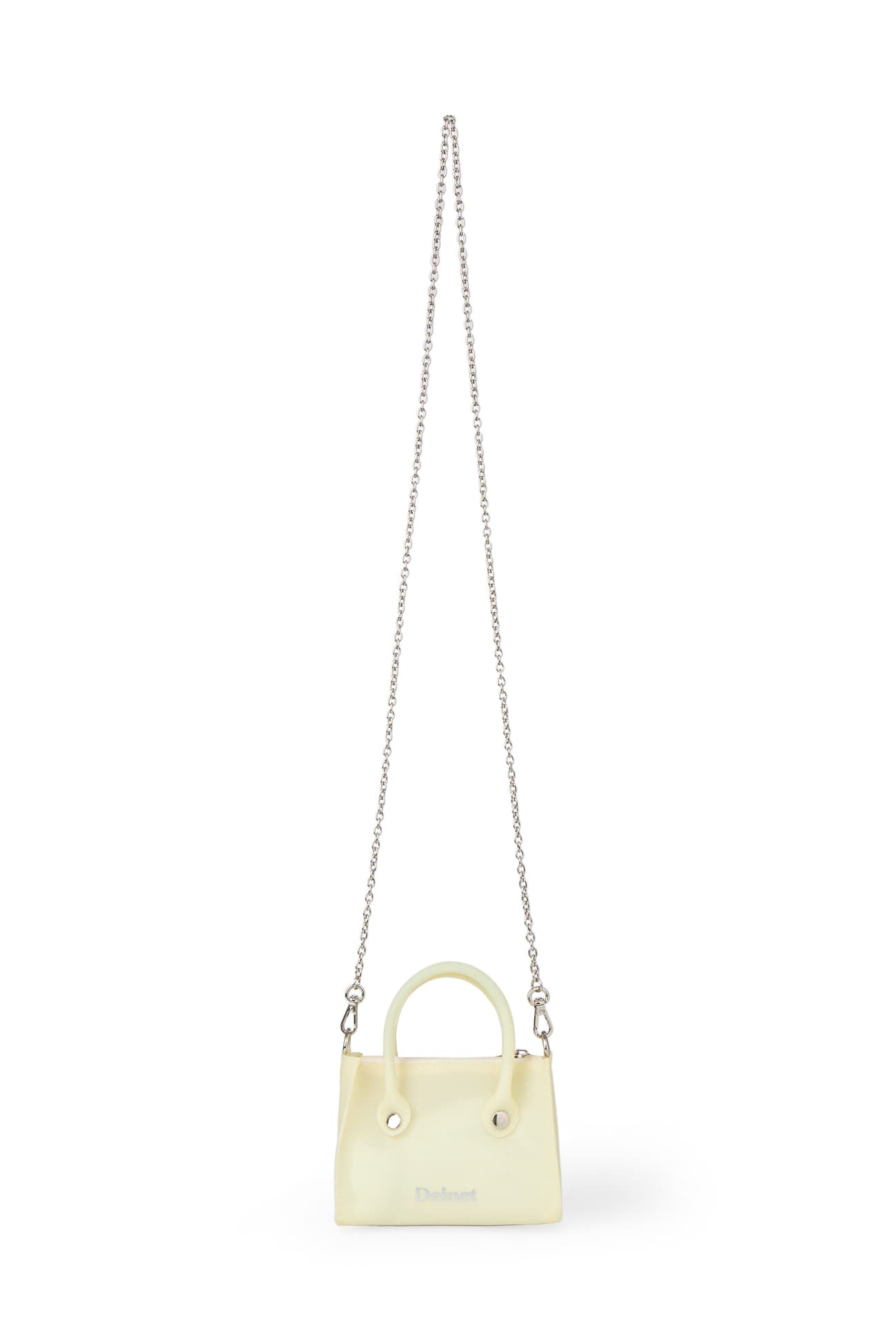 DEINET JELLY CHAIN MINI BAG IN BUTTER BACK