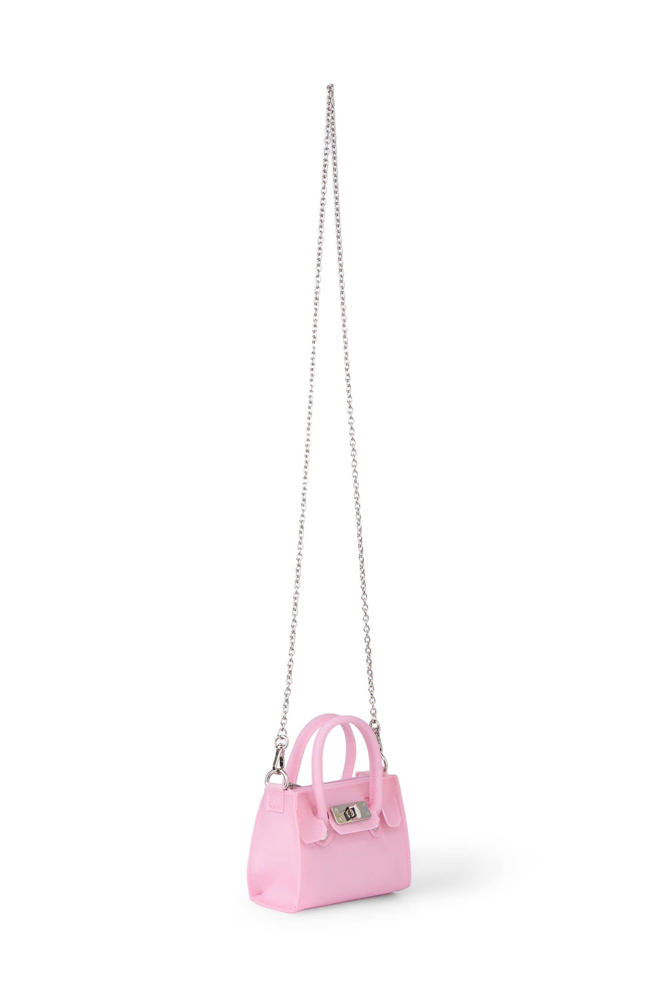 DEINET JELLY CHAIN MINI BAG IN PINK SIDE