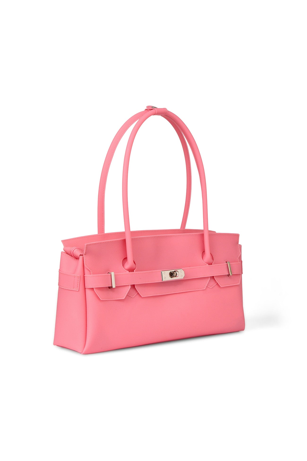 DEINET JELLY TWO-WAY BAG IN CORAL SIDE