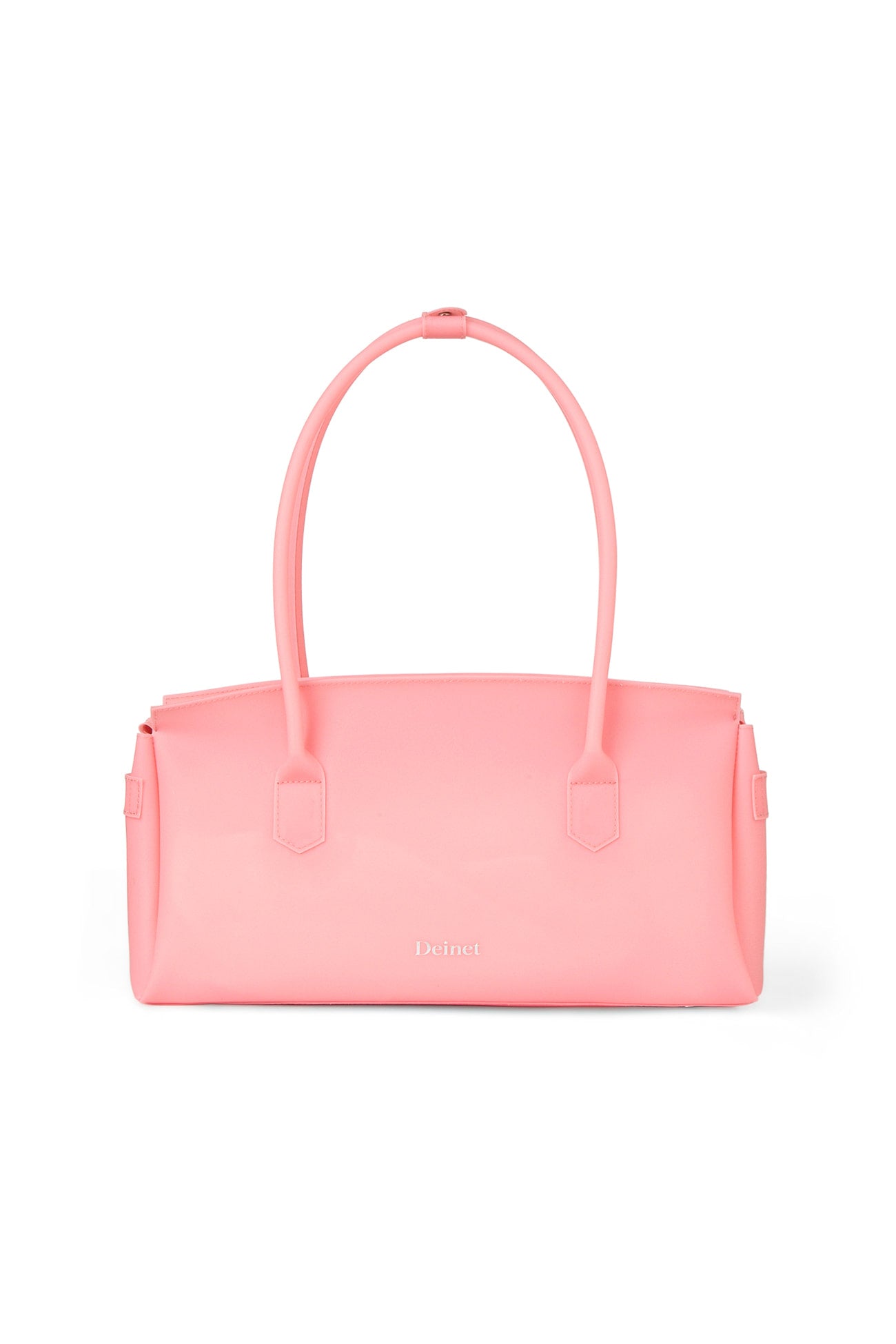 DEINET JELLY TWO-WAY BAG IN DEEP PINK BACK