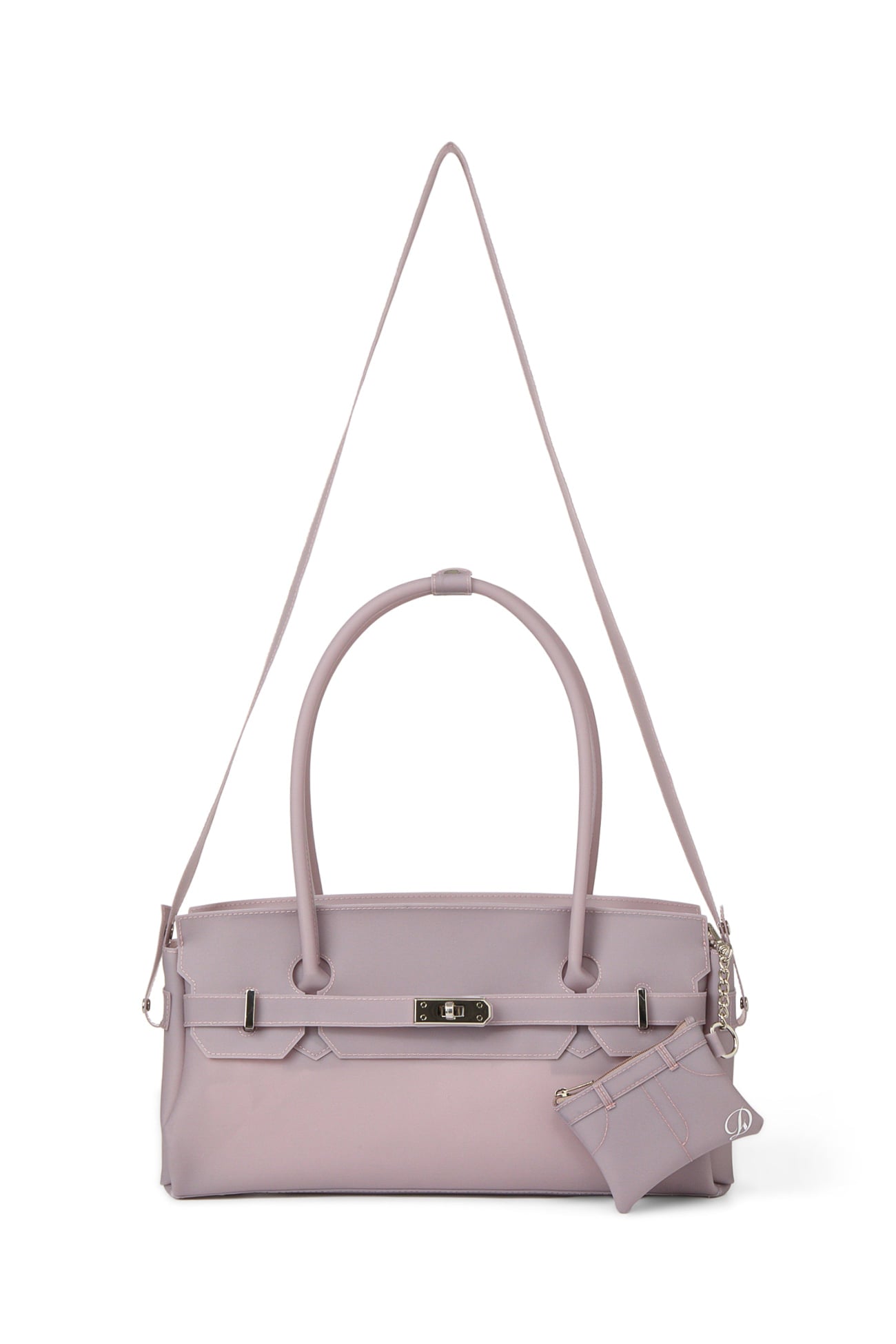 DEINET JELLY TWO-WAY BAG IN GREY FREE CARD WALLET