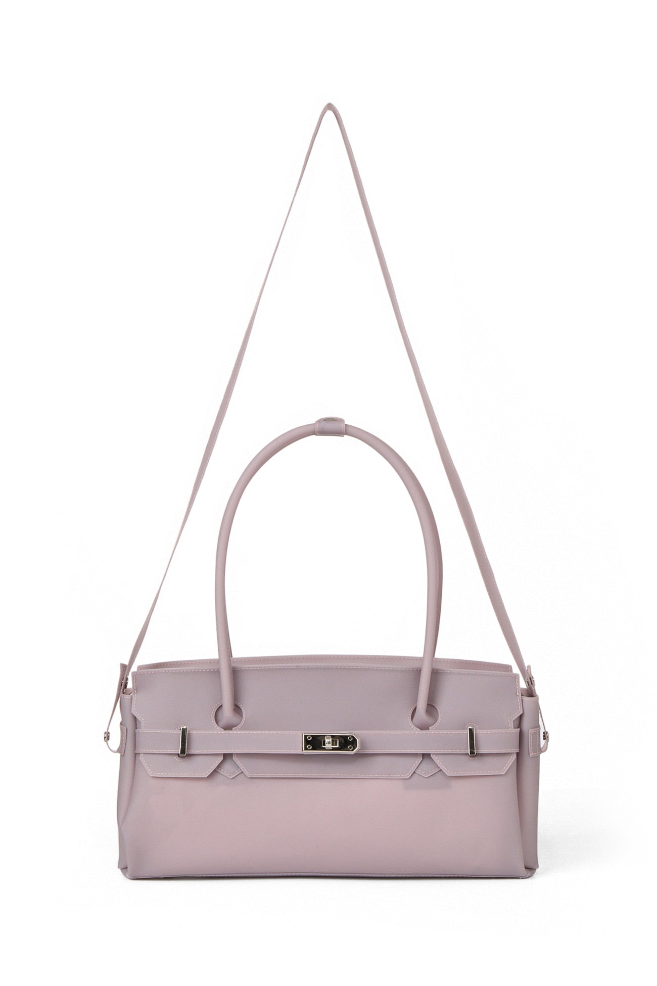 DEINET JELLY TWO-WAY BAG IN GREY LONG SHOULDER STRAP