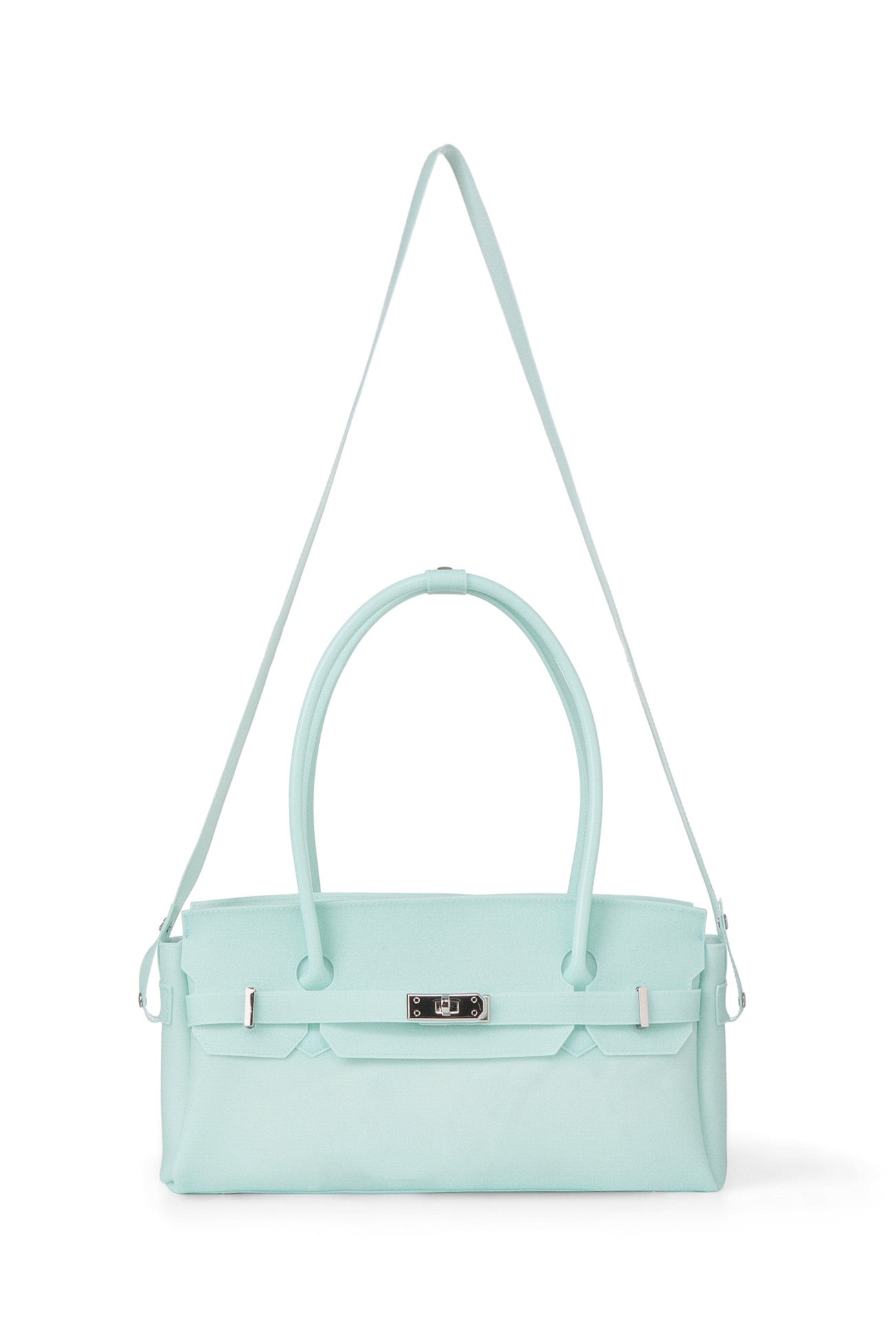 DEINET JELLY TWO-WAY BAG IN ICE BLUE LONG STRAP
