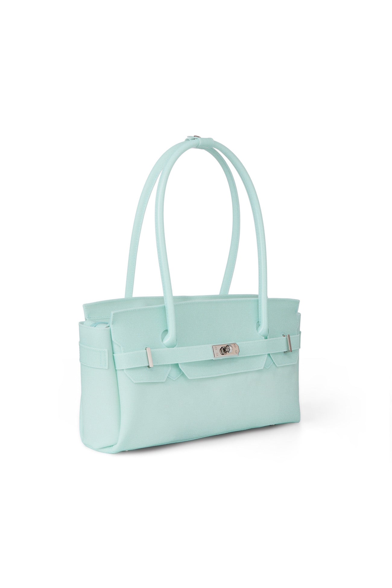 DEINET JELLY TWO-WAY BAG IN ICE BLUE SIDE
