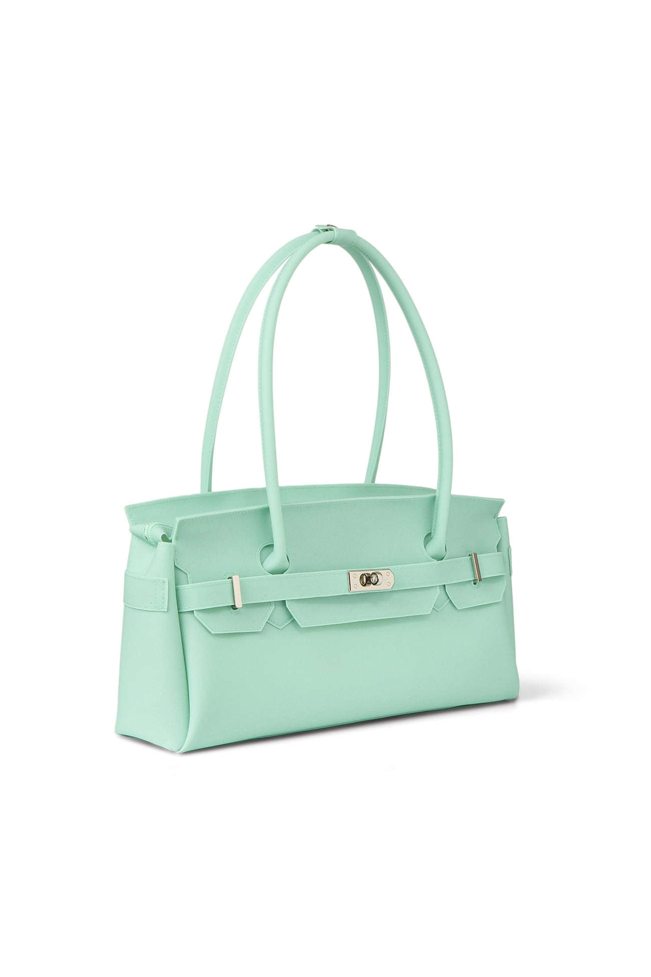 DEINET JELLY TWO-WAY BAG IN MINT SIDE