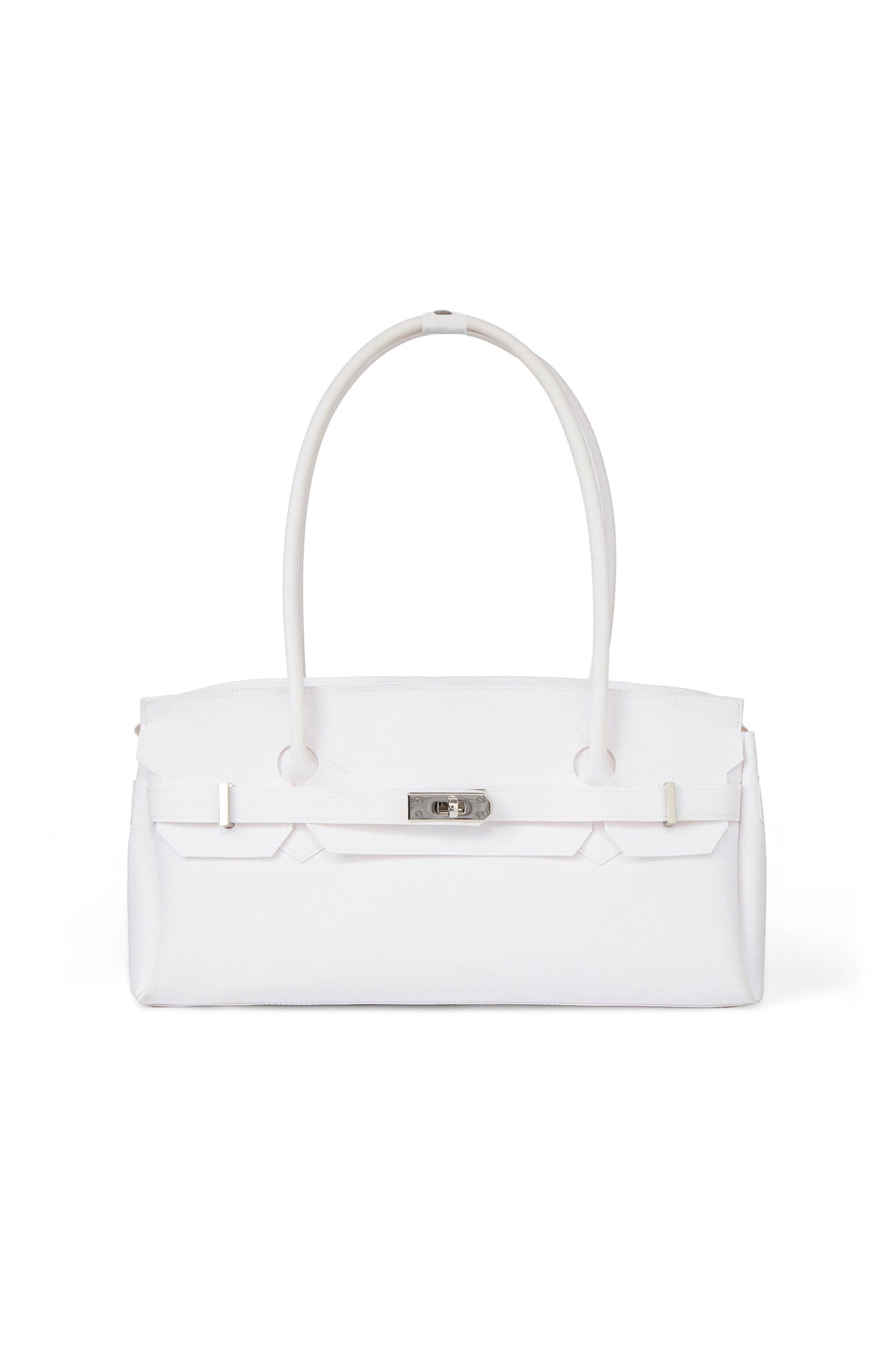 DEINET JELLY TWO-WAY BAG IN WHITE