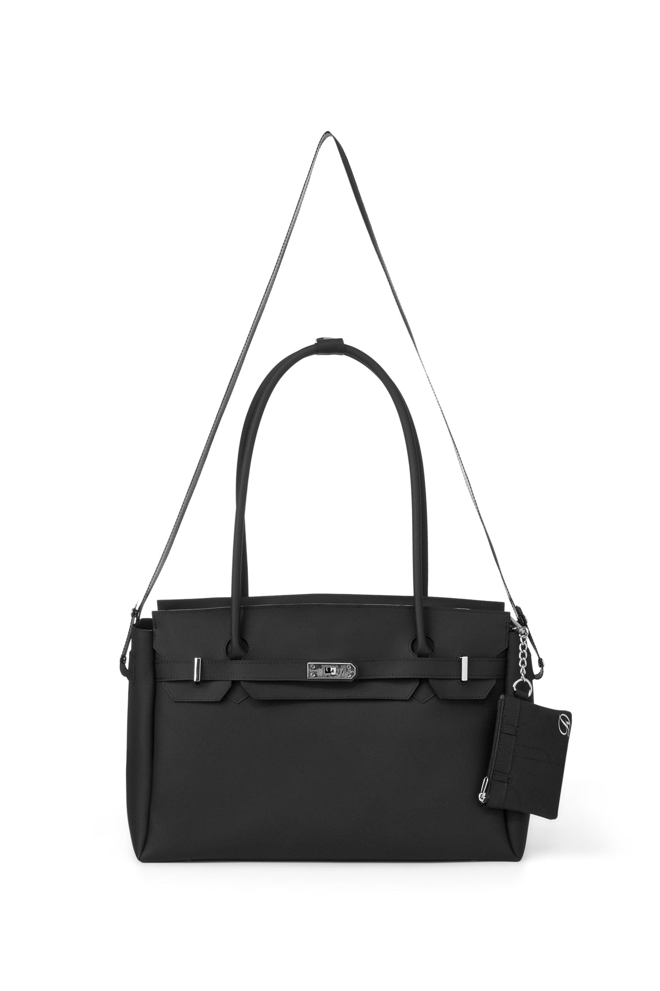 DEINET JELLY TWO-WAY BIG BAG IN BLACK FREE CARD WALLET