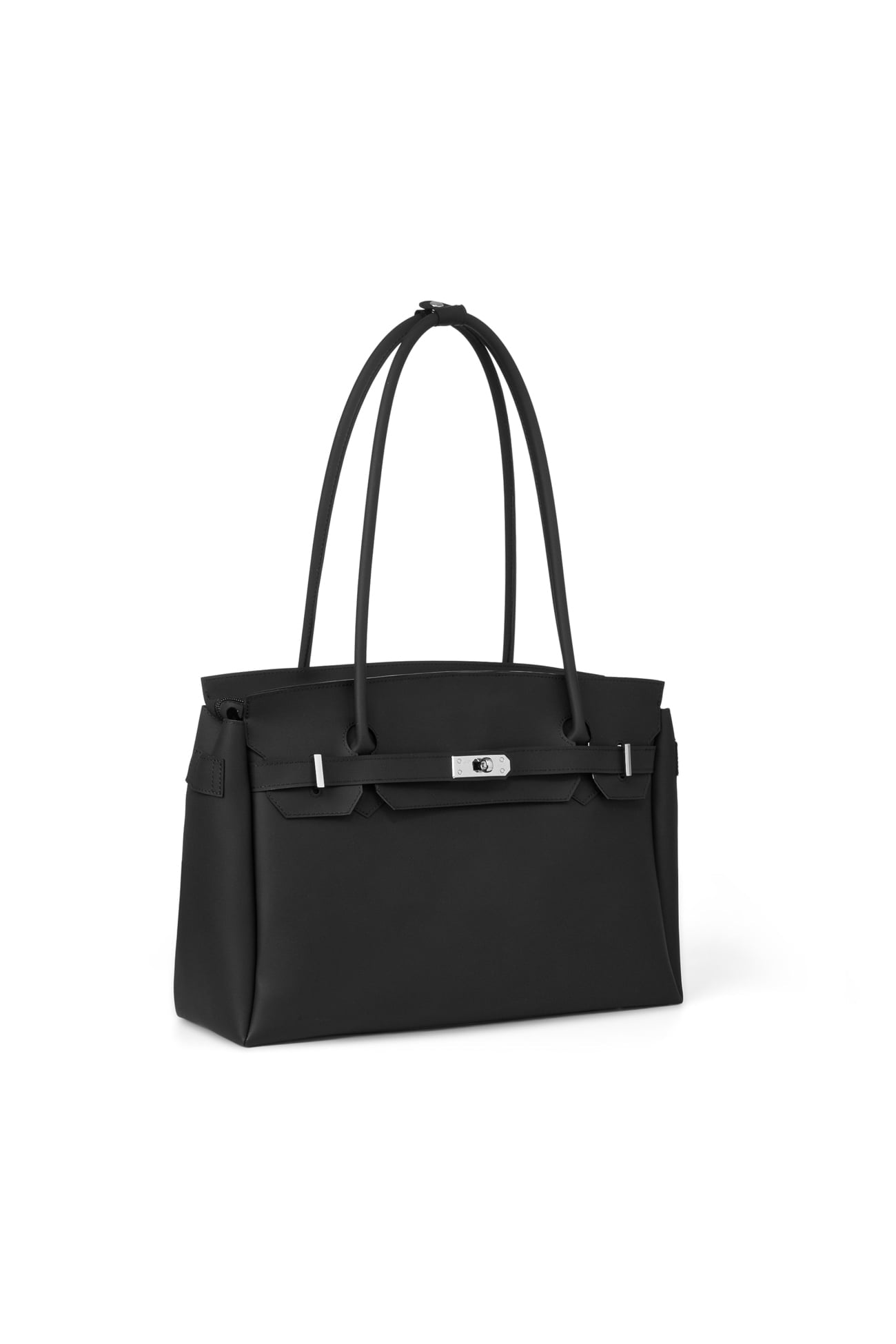 DEINET JELLY TWO-WAY BIG BAG IN BLACK SIDE