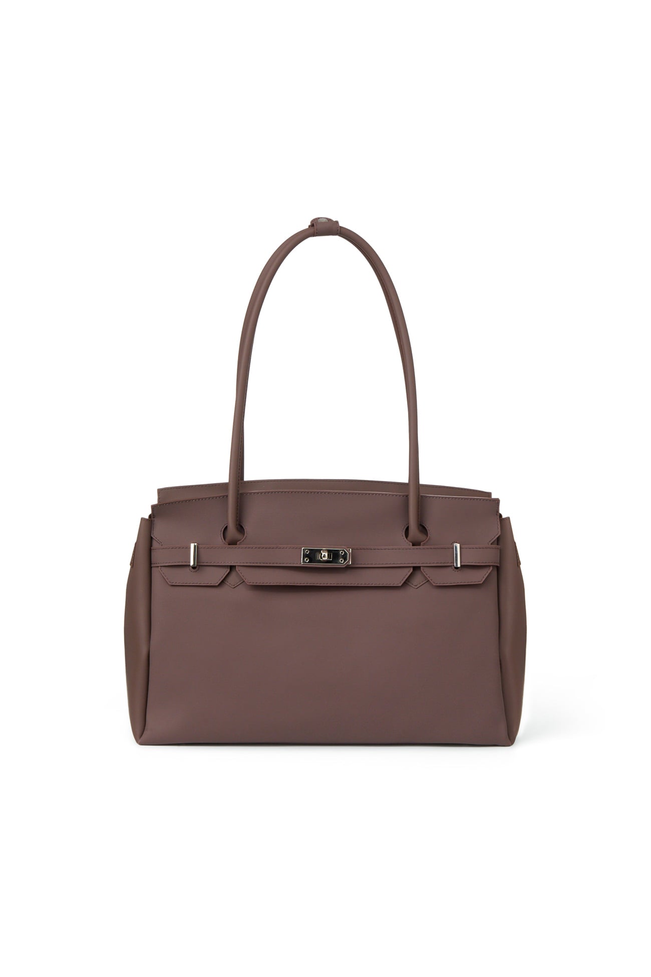 DEINET JELLY TWO-WAY BIG BAG IN BROWN FRONT