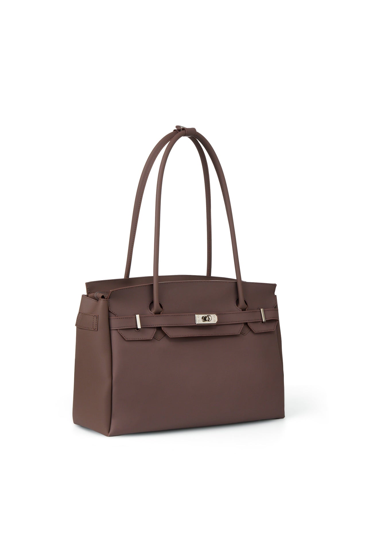 DEINET JELLY TWO-WAY BIG BAG IN BROWN SIDE