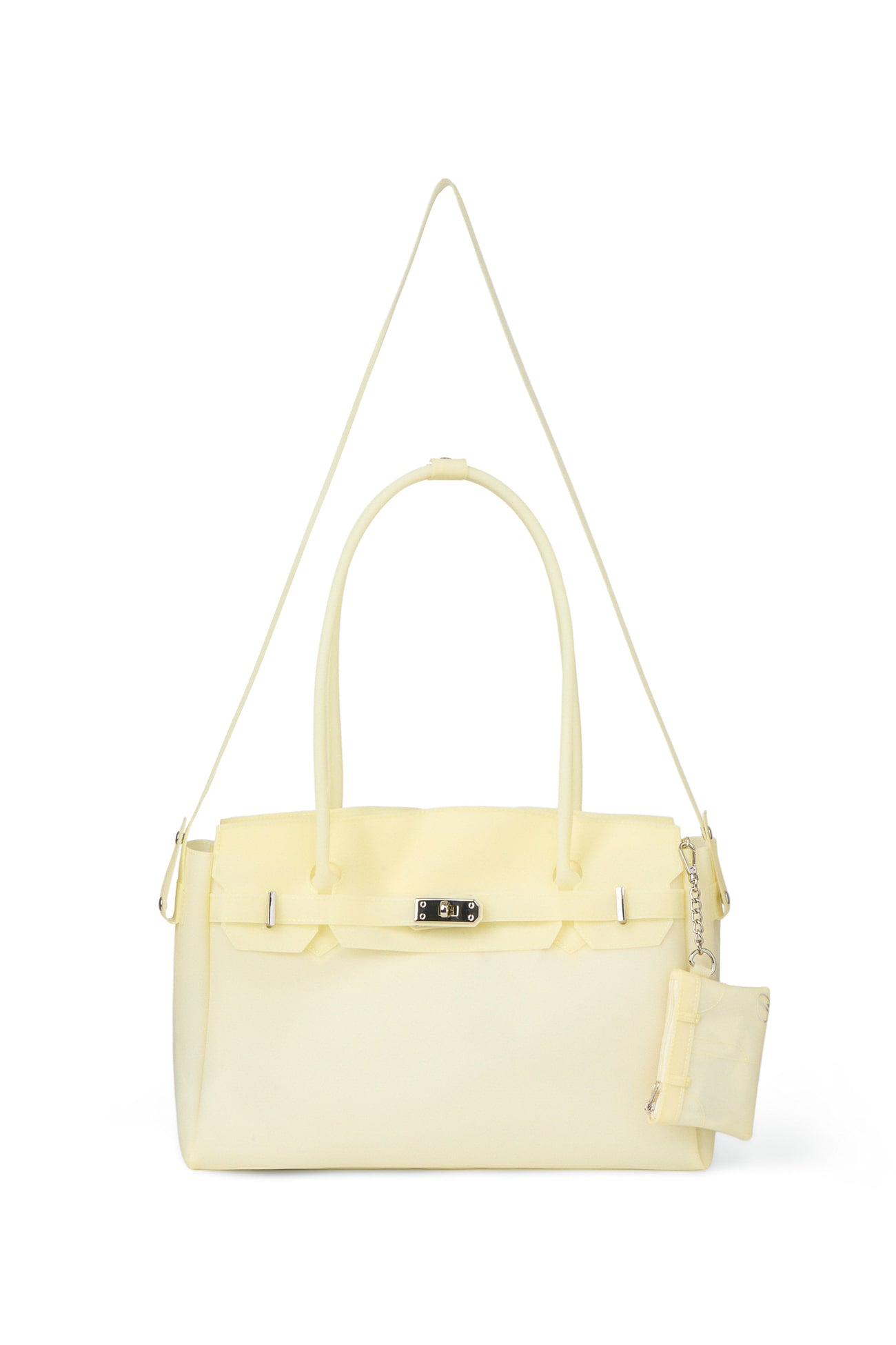 DEINET JELLY TWO-WAY BIG BAG IN BUTTER FREE CARD WALLET 