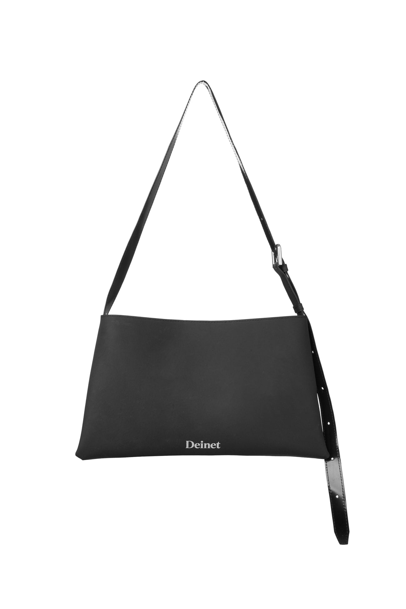 DEINET JELLY TWO-WAY MIDDLE BAG IN BLACK BLACK BACK VIEW