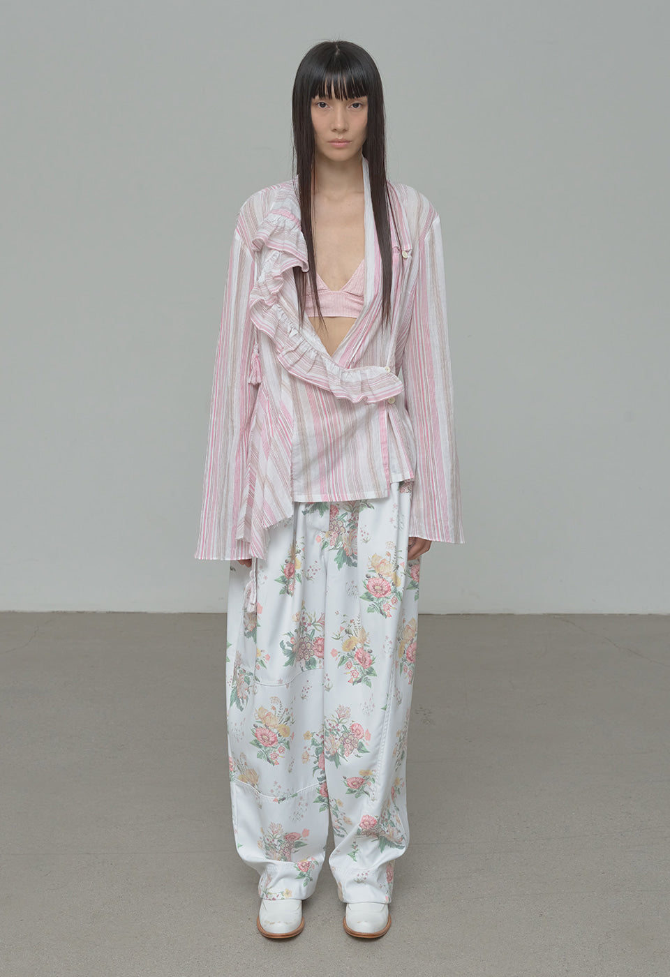 パンツ OPEN YY FLORAL FULL GATHER PANTS MULTI OPEN YY FLORAL FULL GATHER PANTS, MULTI – SeoulSeoul