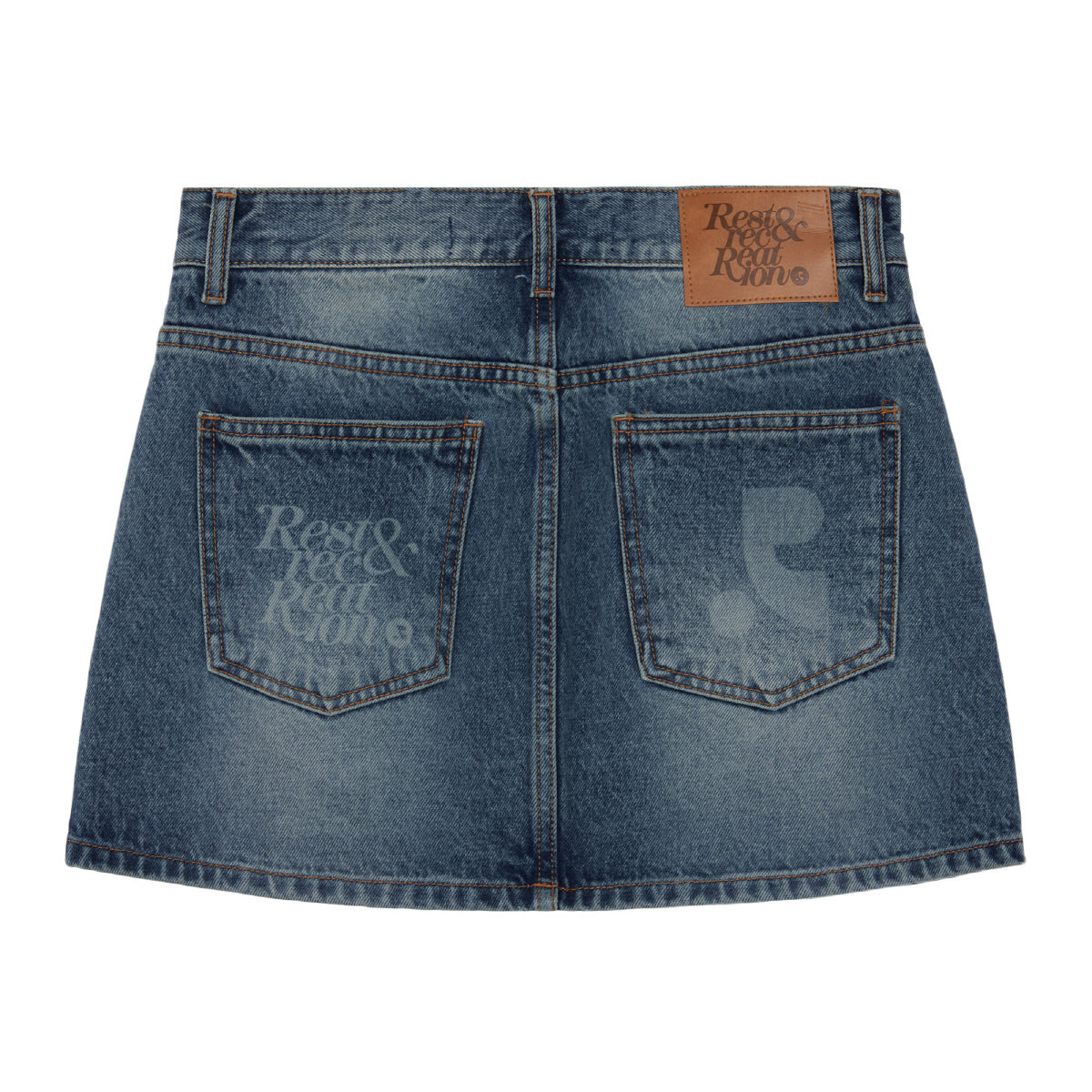 ★関税込み★ CELINE Denim Mini Skirt Women's Trapeze mini skirt in rinsed wash denim | CELINE | 24S