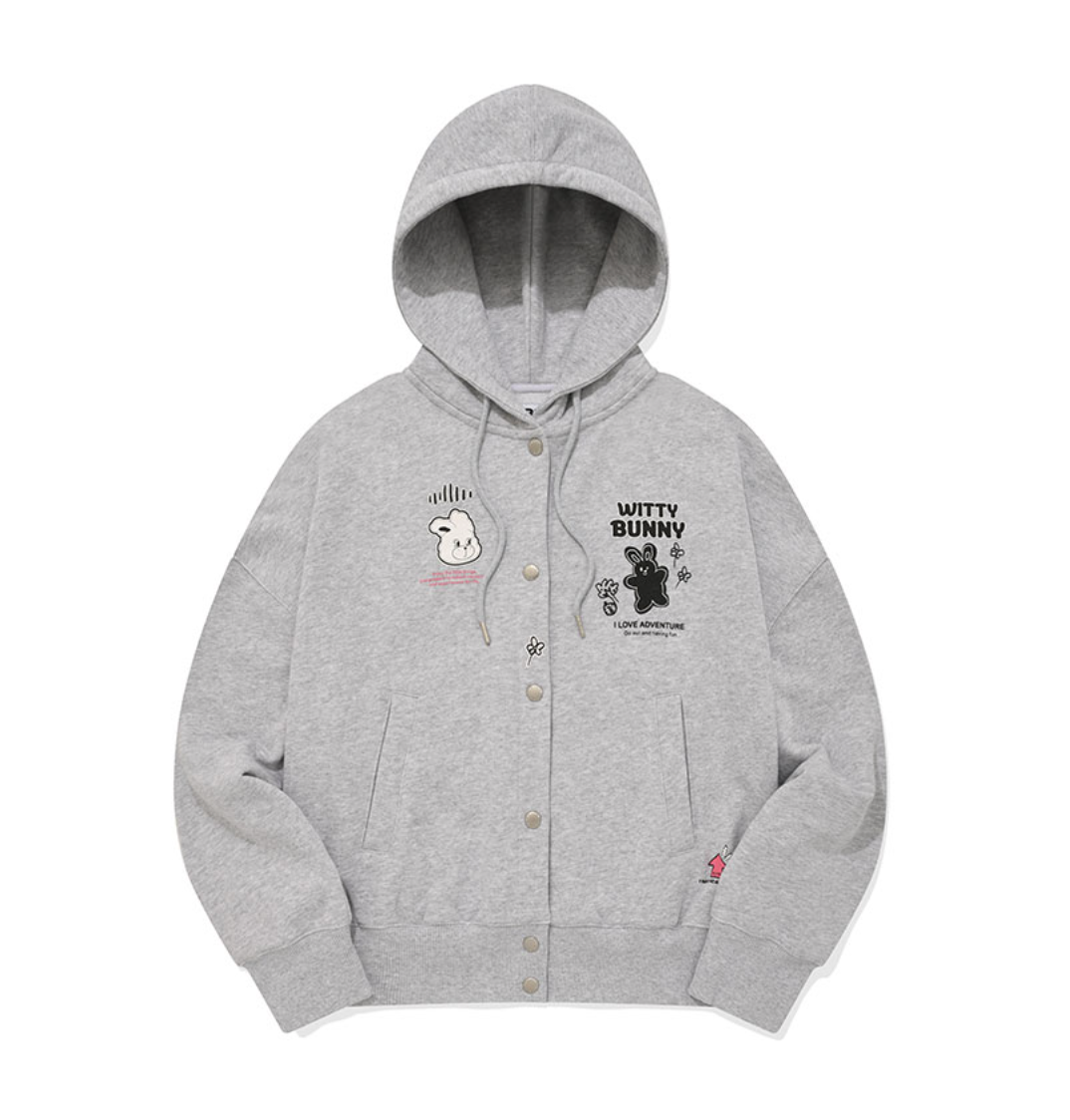 KIRSH WITTY BUNNY BUTTON HOODIE ZIP UP – SeoulSeoul