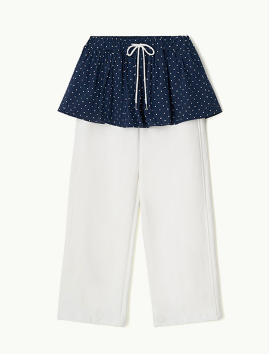 パンツ RONRON LAYERED SKIRT TRAINING PANTS WHITE RONRON LAYERED SKIRT TRAINING PANTS WHITE – SeoulSeoul