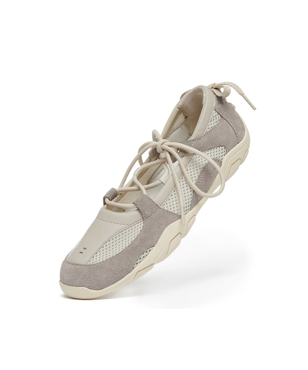 Rockfish Nicole Weaving Laceup Sneakers V2 - Beige | Authentic