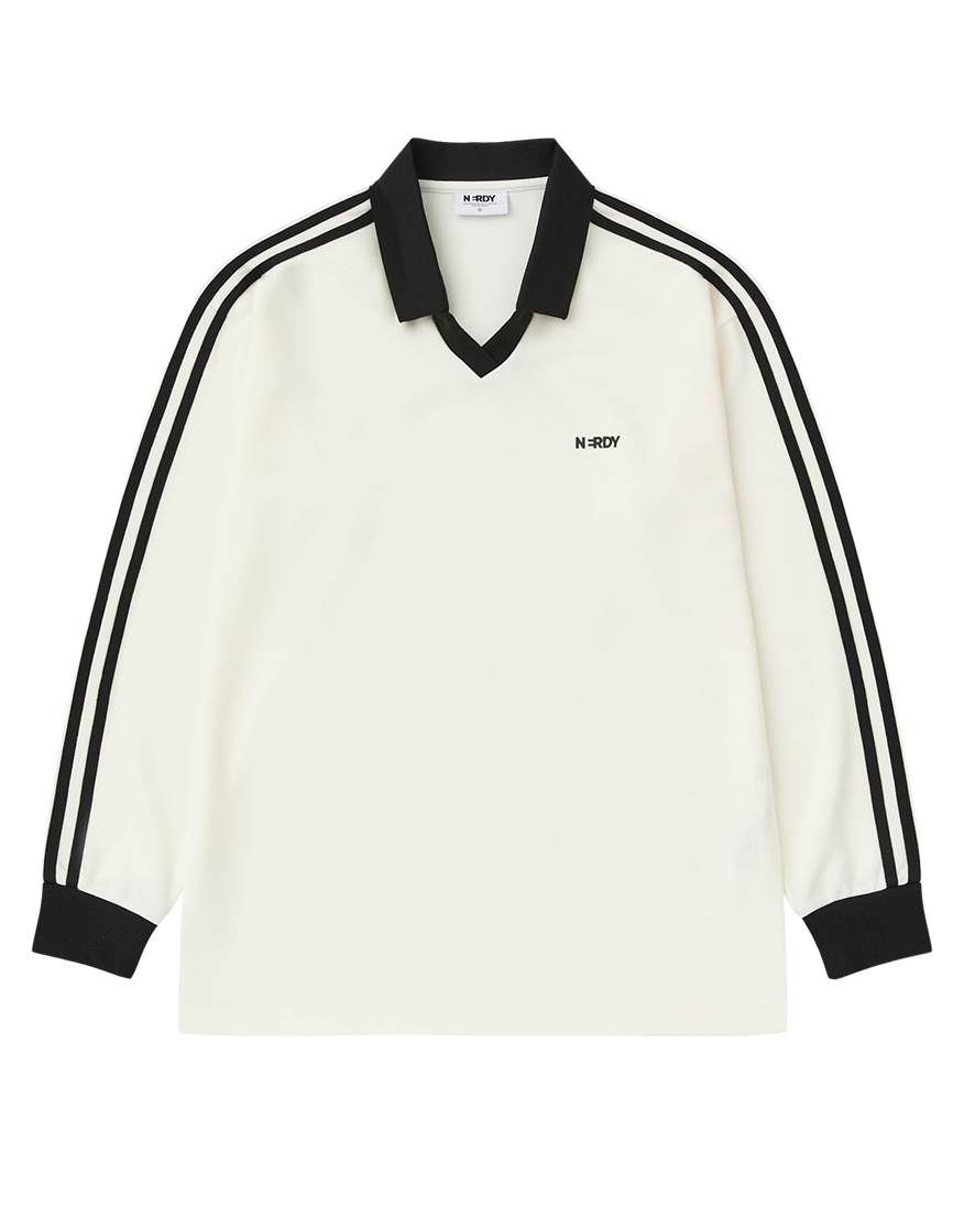 [ NERDY ]★25SS★CLASSIC NY JERSEY LONG SLEEVE T-SHIRT NERDY Classic NY Jersey Long Sleeve T-Shirt Ivory – SeoulSeoul