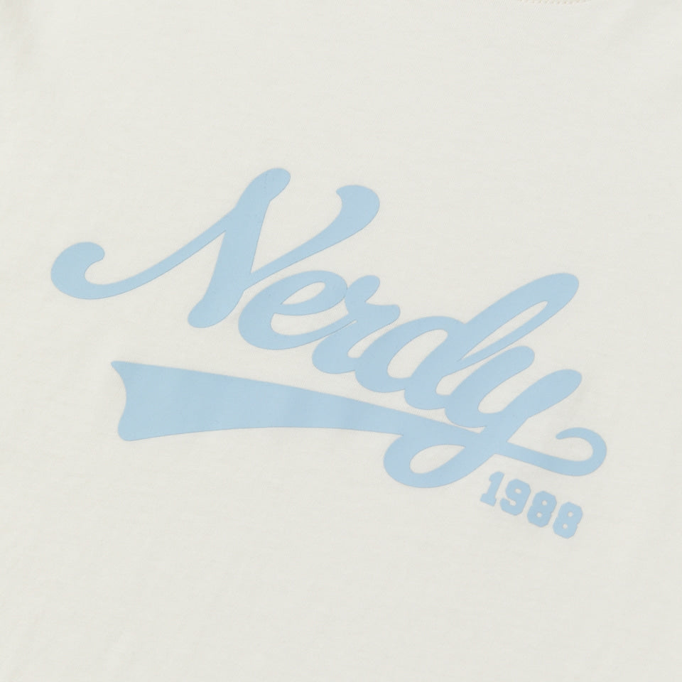 ★NERDY★ 人気★Varsity Logo Short Sleeve T-Shirt NERDY] Varsity Logo Short Sleeve T-shirt ☆大人気☆ (NERDY/T
