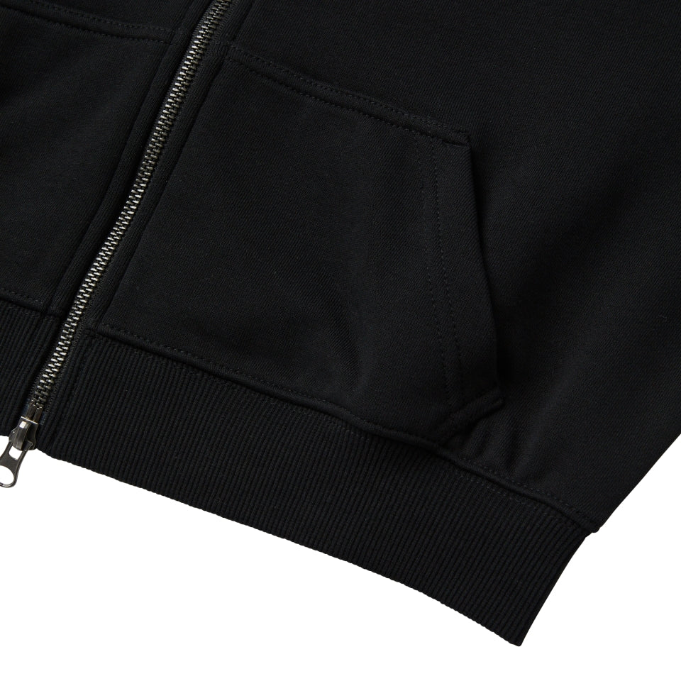NERDY Souffle Crop Hoodie Zip-up Black – SeoulSeoul