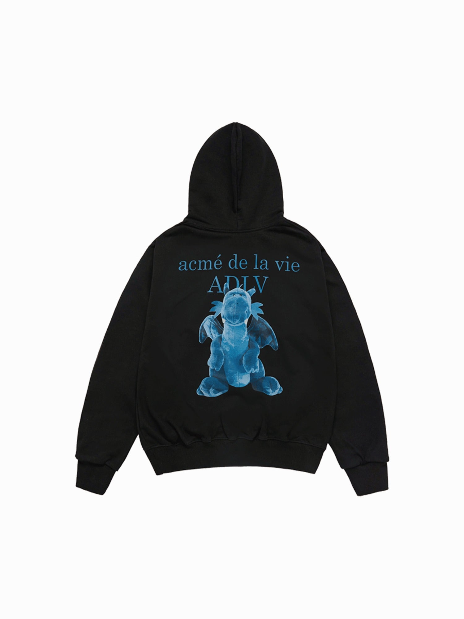 ADLV NEW FUZZY DRAGON ARTWORK HOODIE BLACK – SeoulSeoul
