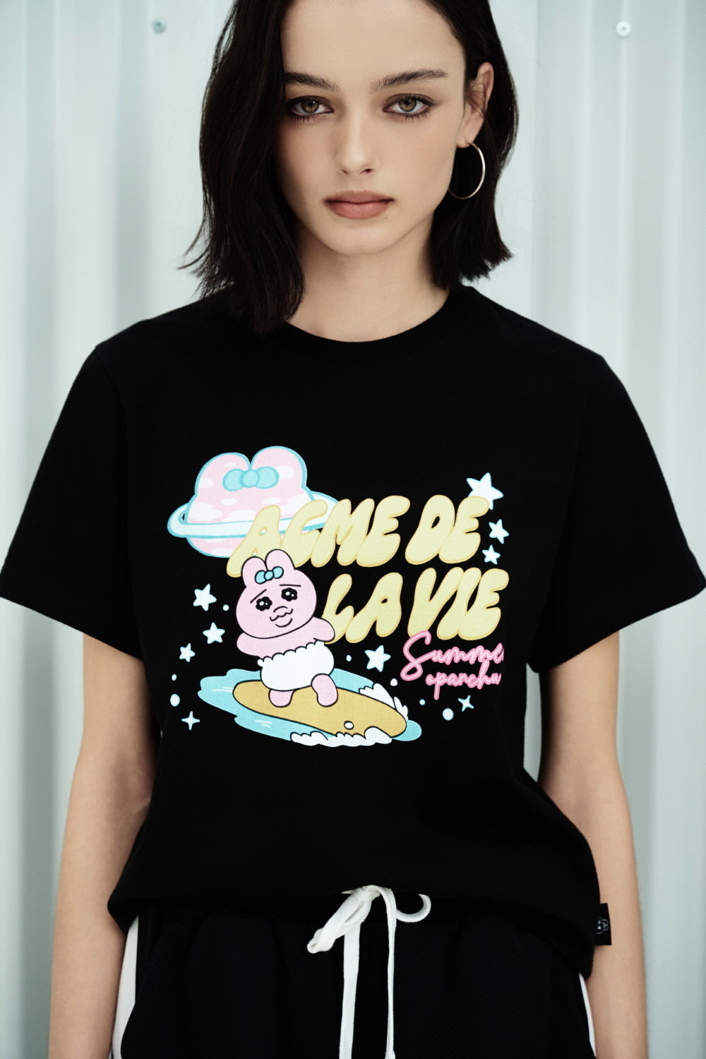 【ADLV】 WOMAN SURFING OPANCHU USAGI STANDARD T-SHIRT ADLV WOMAN SURFING OPANCHU USAGI STANDARD SHORT SLEEVE T