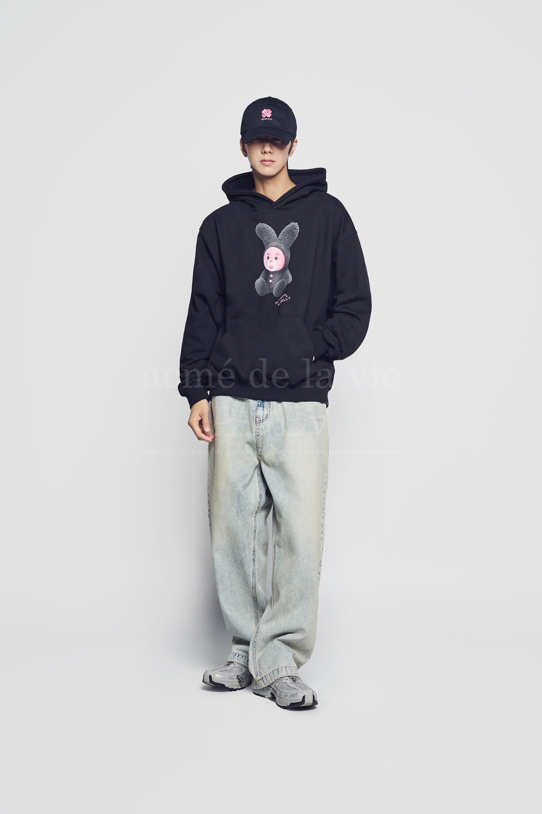 acmé de la vie BELLY GOM X ADLV CLOVER BELLY BALL CAP BLACK