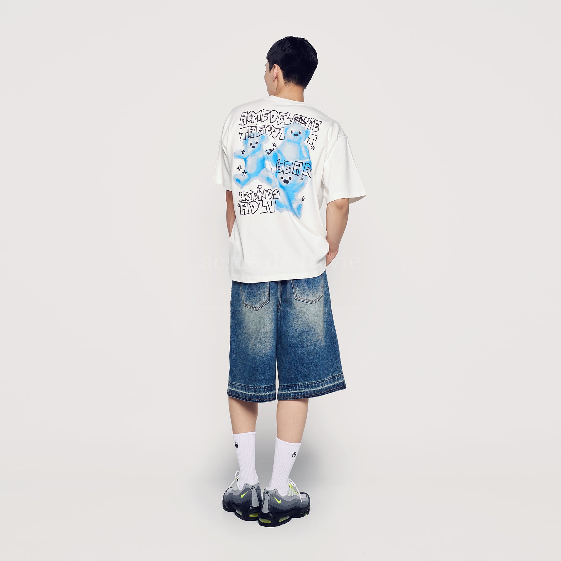 Tシャツ・カットソー ACME DE LA VIE CRAYON THREE BEAR ARTWORK SHORT SLEEV 4BUK062 acmé de la vie ADLV DOODLE FUZZY RABBIT SHORT SLEEVE T-SHIRT