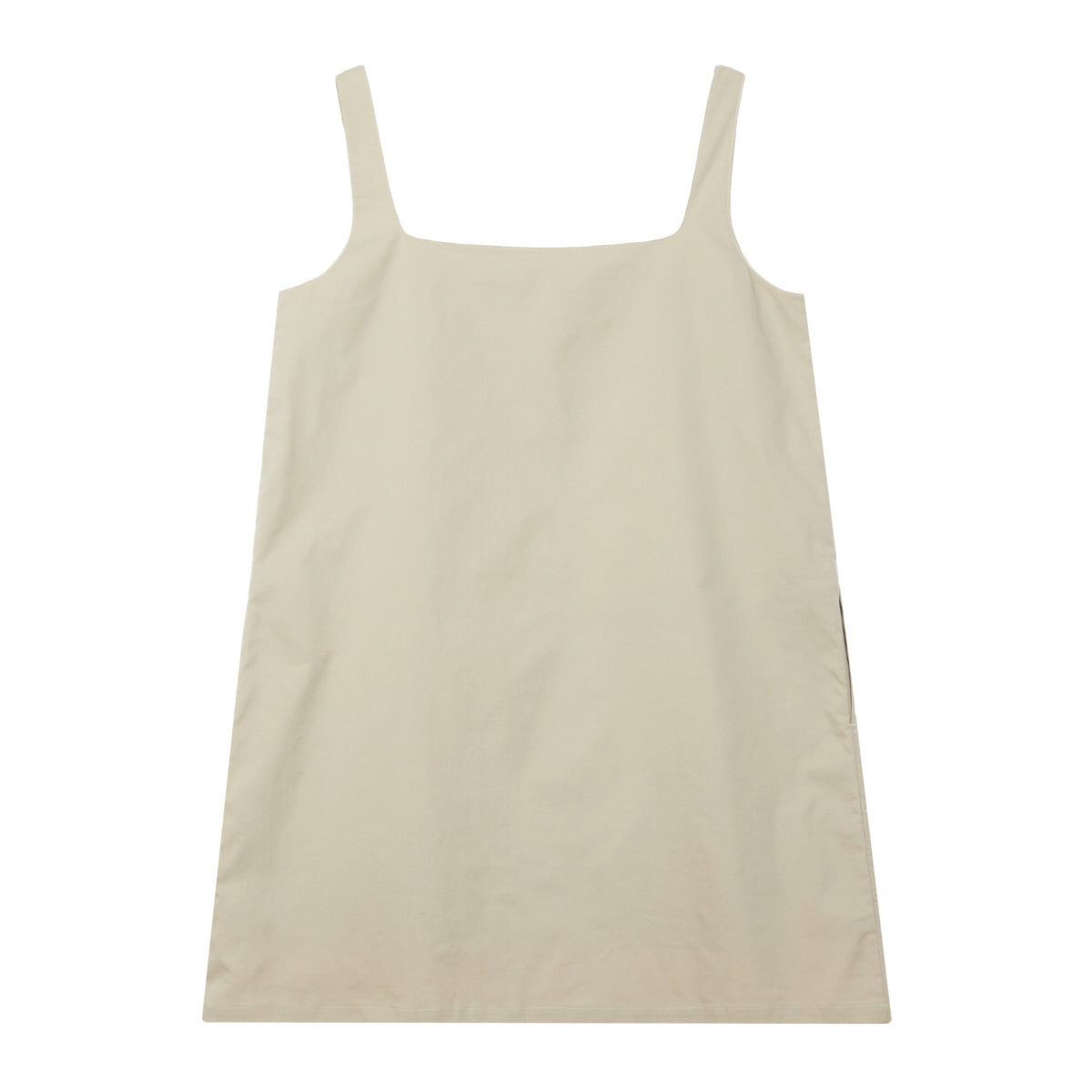 【韓国 Rest & Recreation】RR SQUARE NECK MINI DRESS - BEIGE SQUARE NECK MINI DRESS - BEIGE – SeoulSeoul