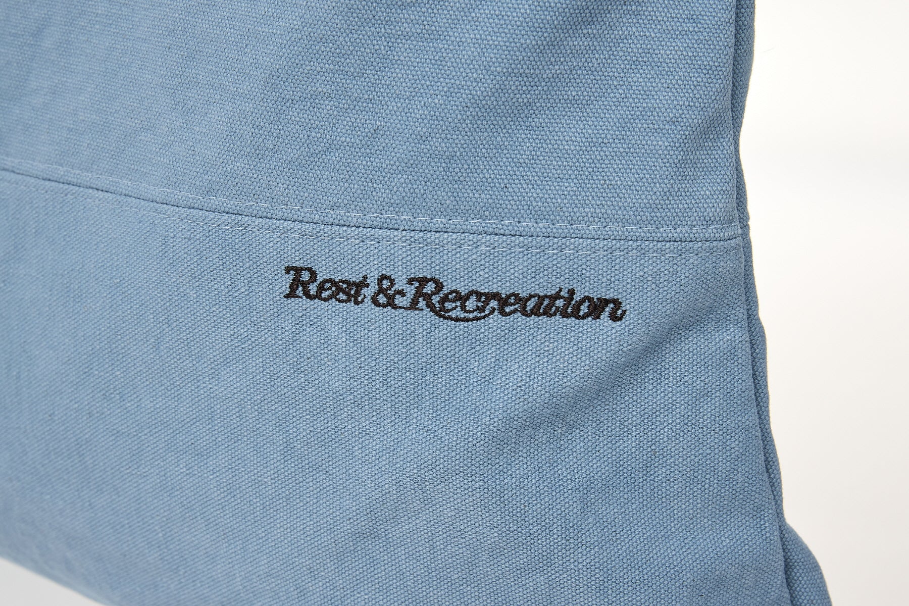 ■Rest & Recreation■ COTTON SHOULDER BAG SKY BLUE RR251AC0 RR COTTON SHOULDER BAG - SKY BLUE – SeoulSeoul
