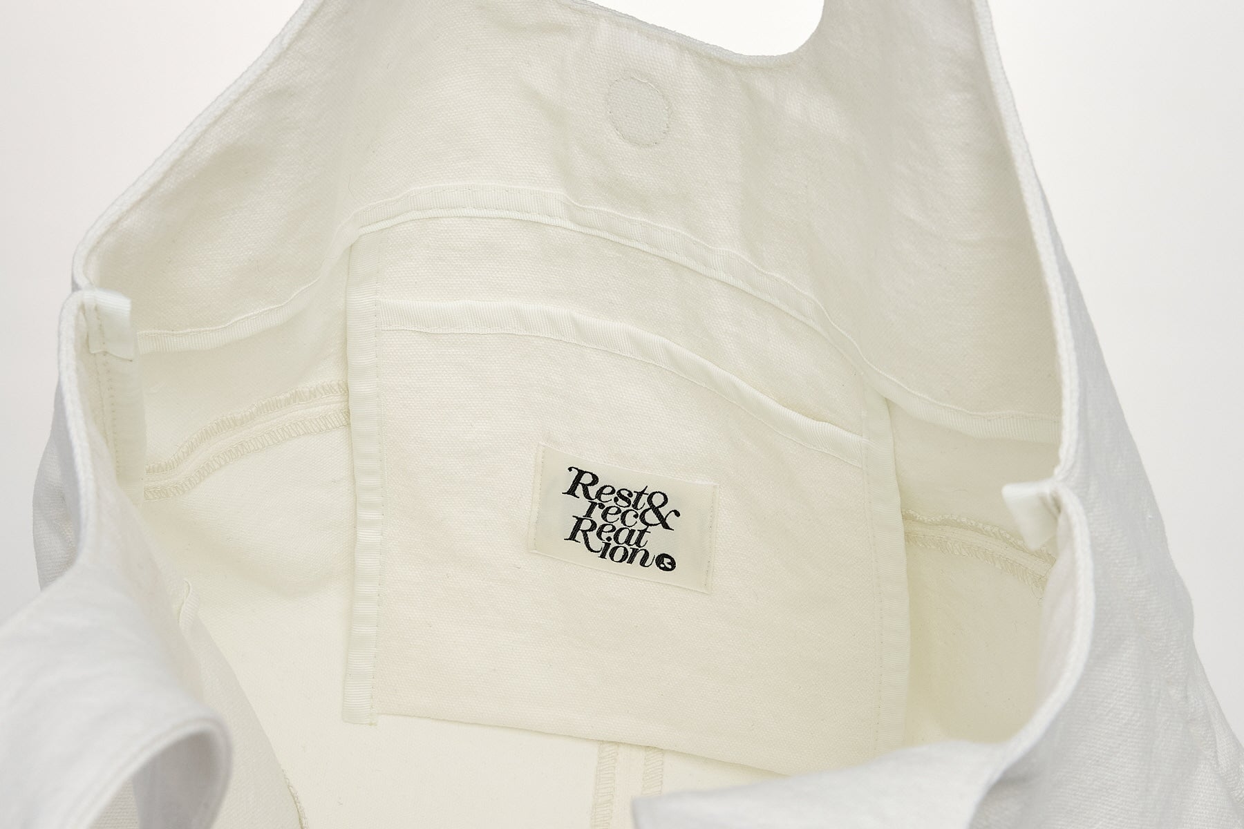 ★Rest & Recreation★ COTTON SHOULDER BAG IVORY RR251AC013I RR COTTON SHOULDER BAG - IVORY – SeoulSeoul