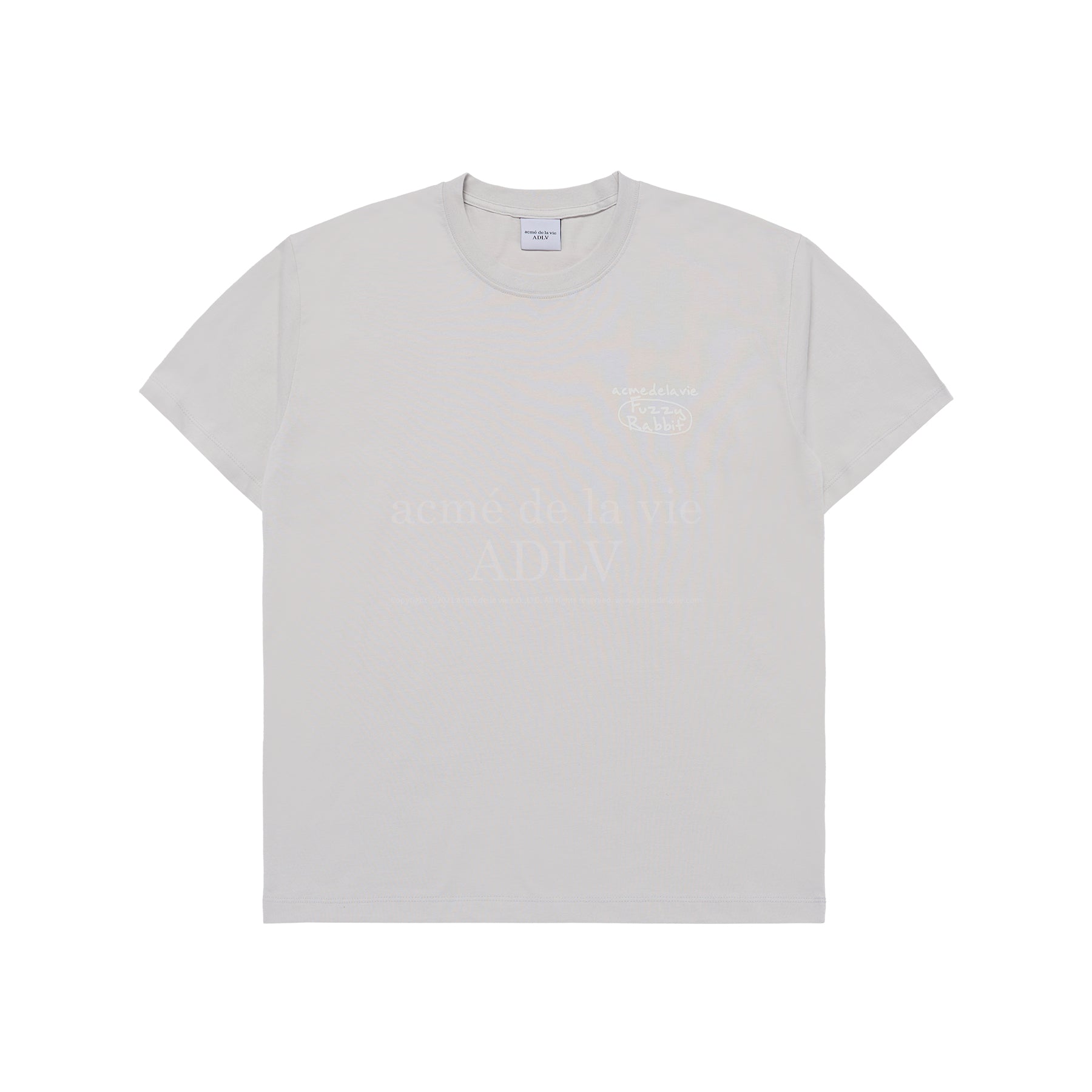 acmé de la vie ADLV DOODLE FUZZY RABBIT SHORT SLEEVE T-SHIRT