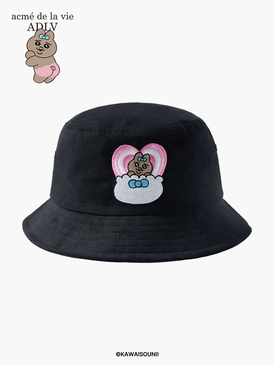 ★LE SSERAFIM★engbrox★送料込★HEART SYMBOL WOOL BUCKET HAT engbrox 24SM collection with @heojayoon 🎀gardening heart