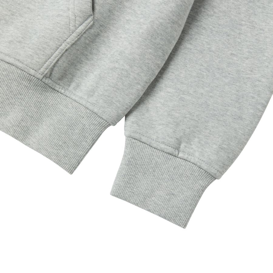 NERDY Arch Logo Brushed Hoodie Zip-Up Melange Gray – SeoulSeoul NERDY Arch Logo Brushed Hoodie Zip-Up Melange Gray – SeoulSeoul