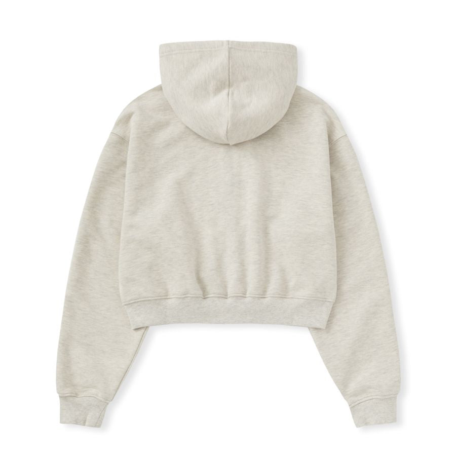 NERDY X CCWC Crop Hoodie Zip-Up Oatmeal – SeoulSeoul NERDY X CCWC Crop Hoodie Zip-Up Oatmeal – SeoulSeoul
